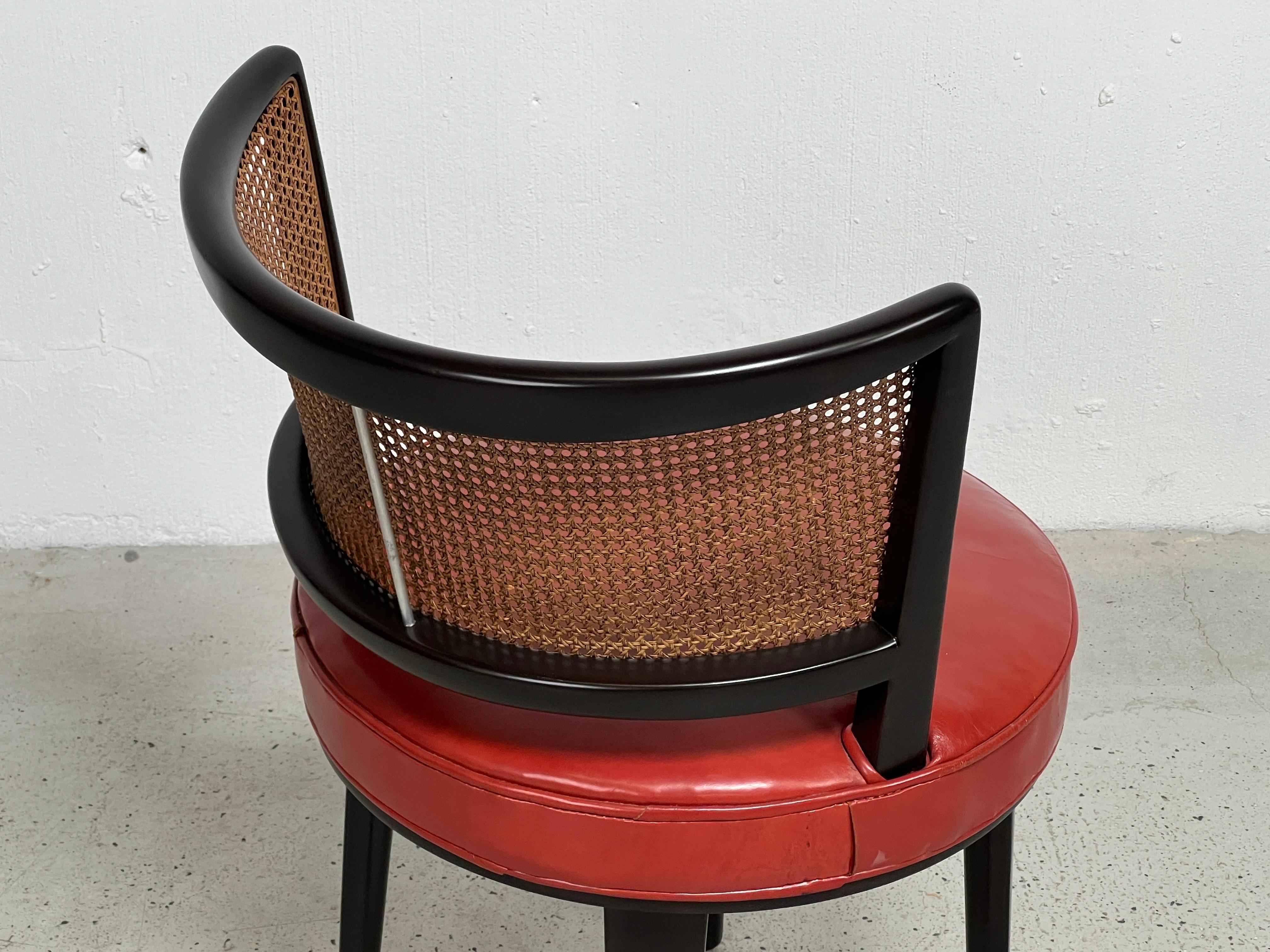 Edward Wormley pour Dunbar Tabouret / chaise pivotant(e) en vente 10