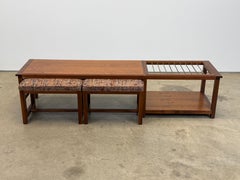 Edward Wormley for Dunbar Table / Bench with Stools