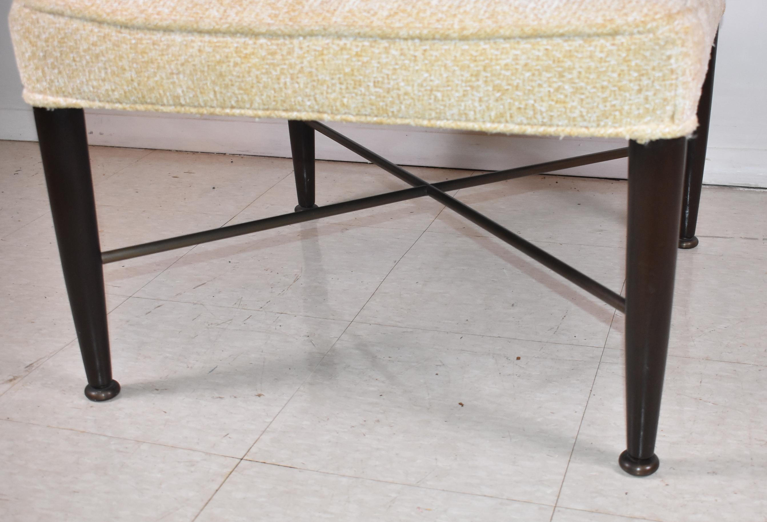 Mid-Century Modern Edward Wormley for Dunbar Thebes Stool For Sale