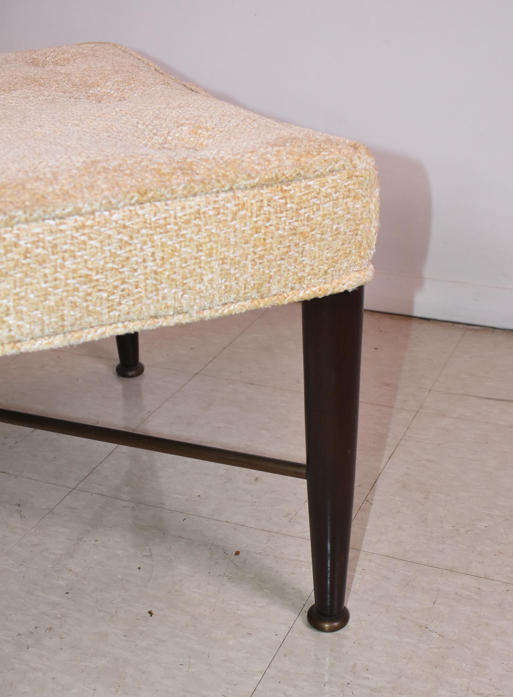 Edward Wormley for Dunbar Thebes Stool In Good Condition For Sale In Toledo, OH