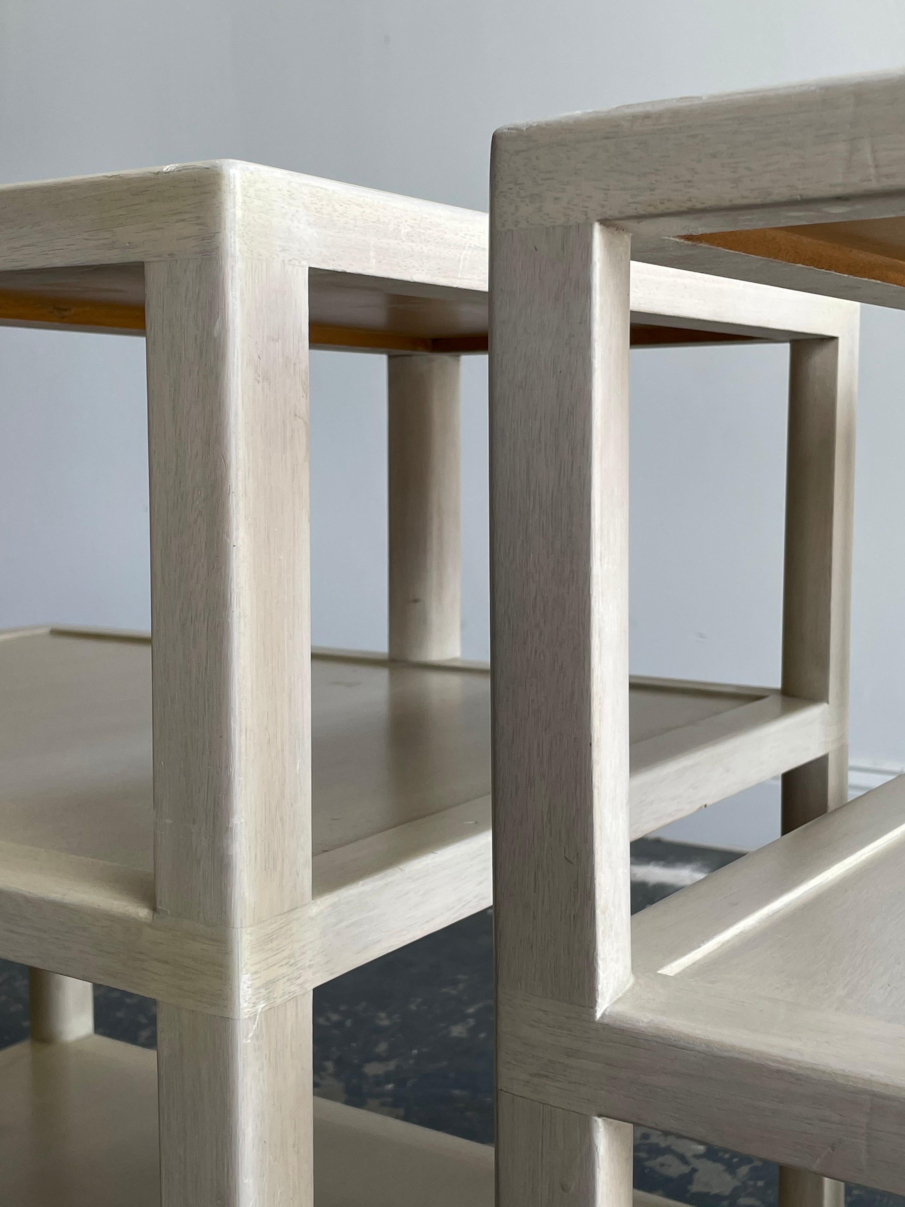 Edward Wormley for Dunbar Tiered End Tables 1