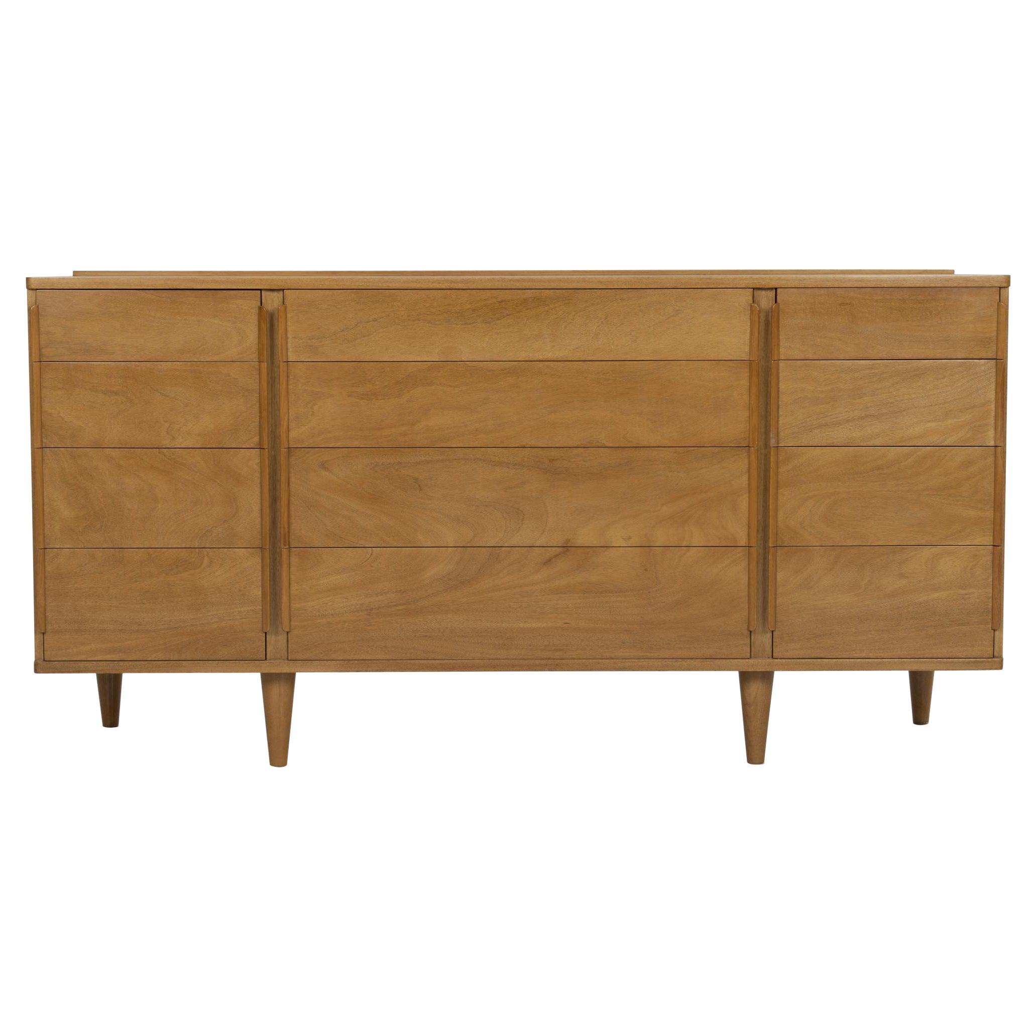 Edward Wormley for Dunbar Triple Dresser in Mahogany Wood