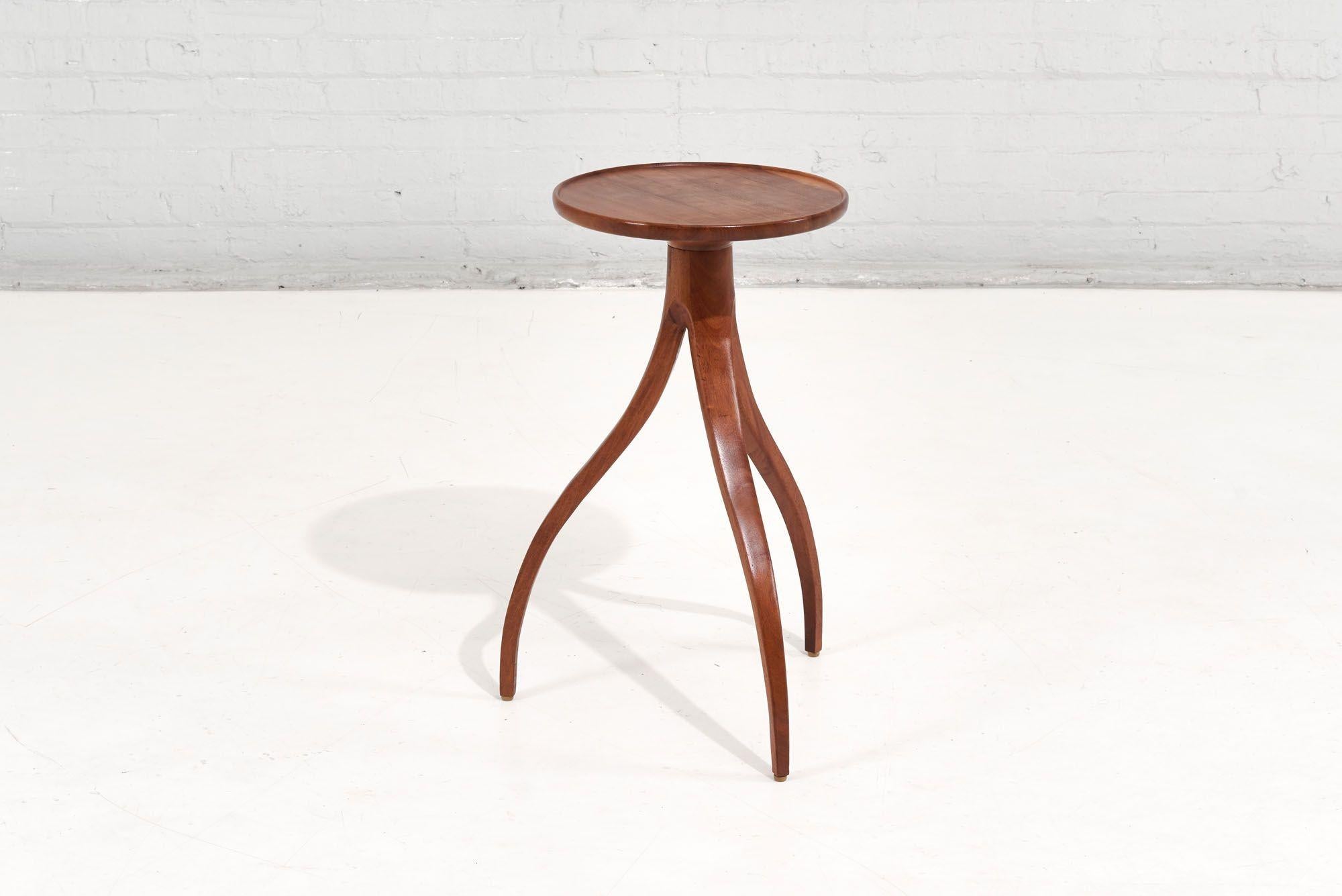 Edward Wormley for Dunbar Tripod Table, 1960 In Excellent Condition In Chicago, IL