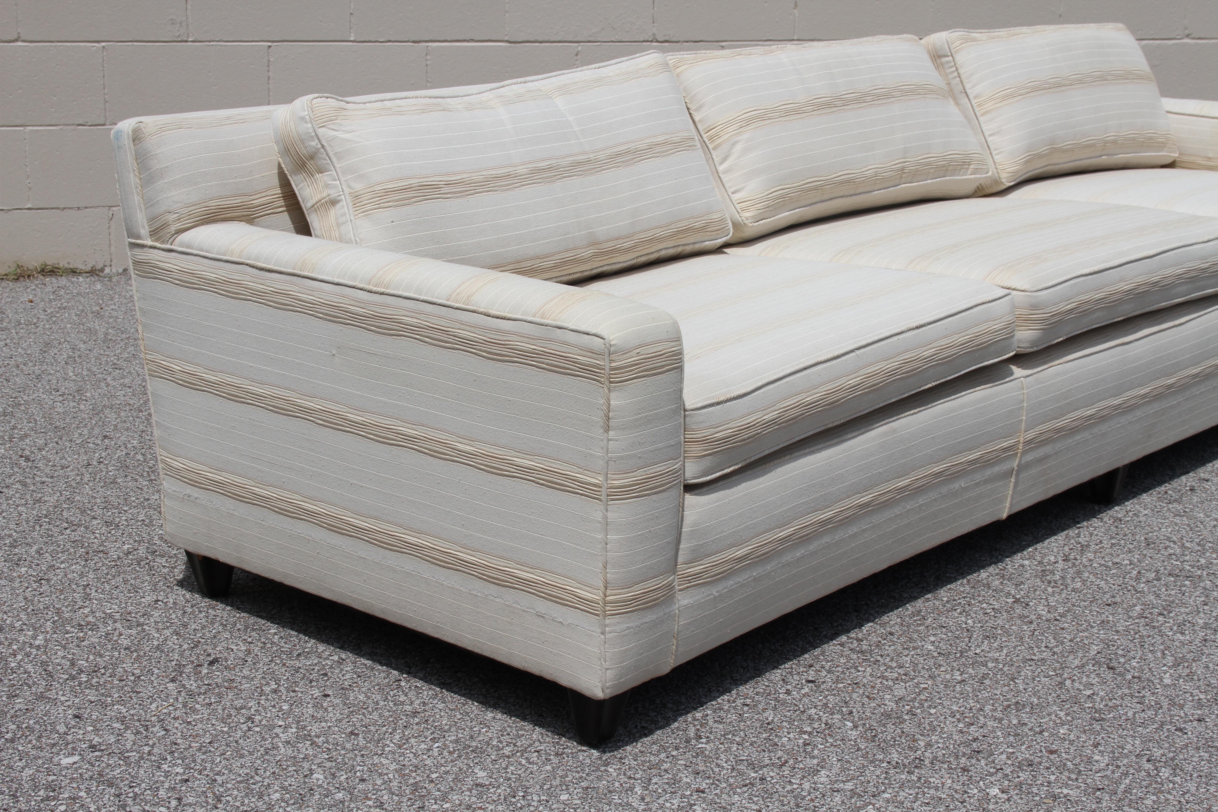 Edward Wormley for Dunbar Tuxedo Sofa 5