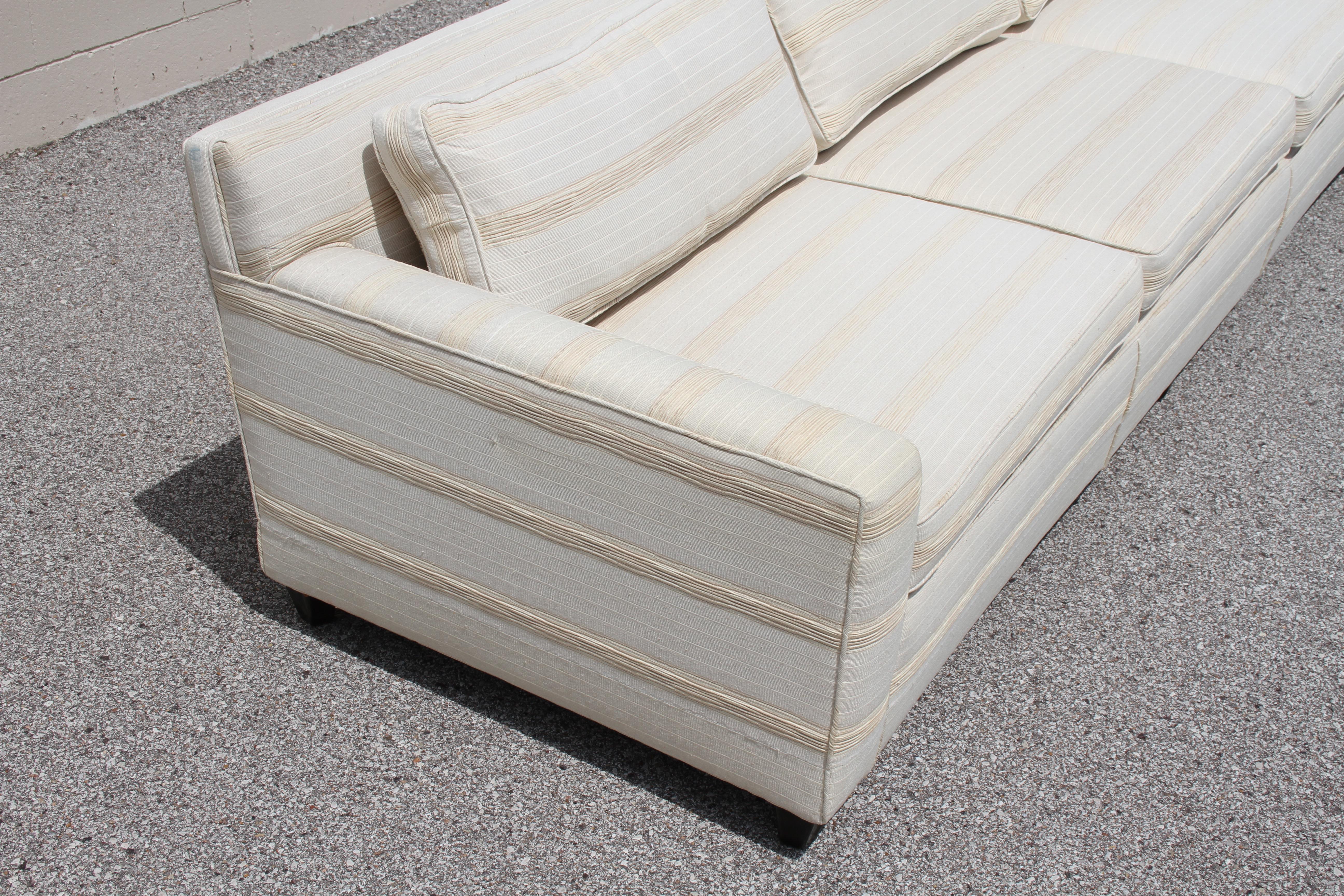 Edward Wormley for Dunbar Tuxedo Sofa 1