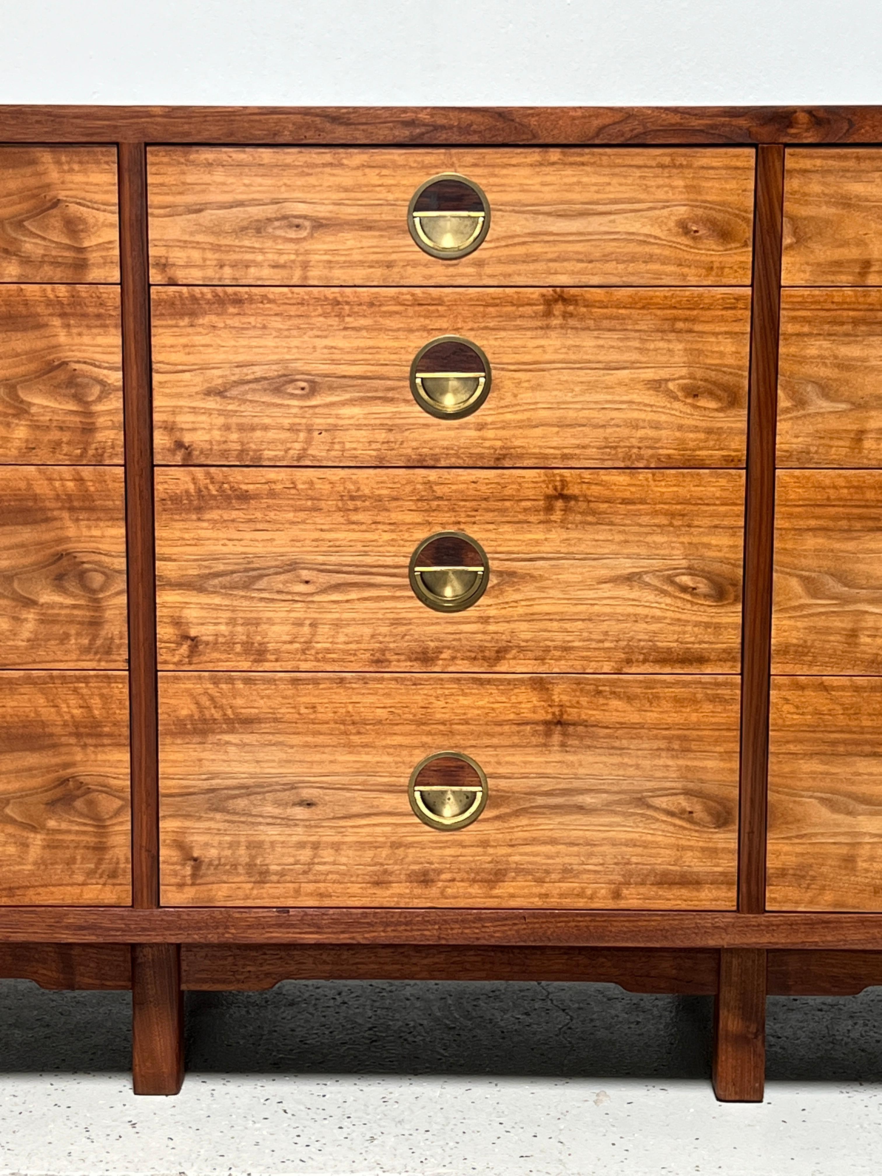 Edward Wormley for Dunbar Twelve Drawer Janus Dresser 11