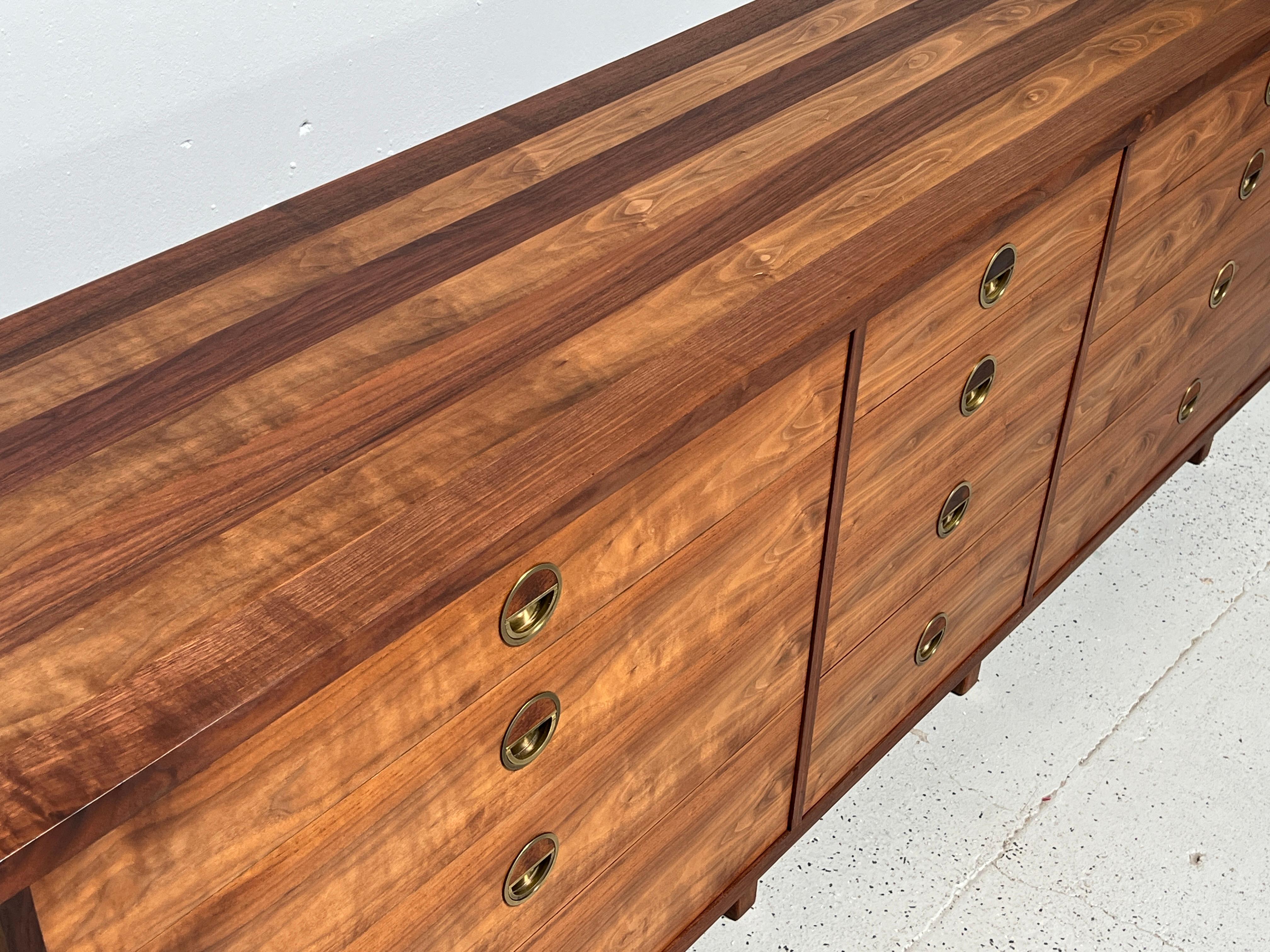 Edward Wormley for Dunbar Twelve Drawer Janus Dresser 2