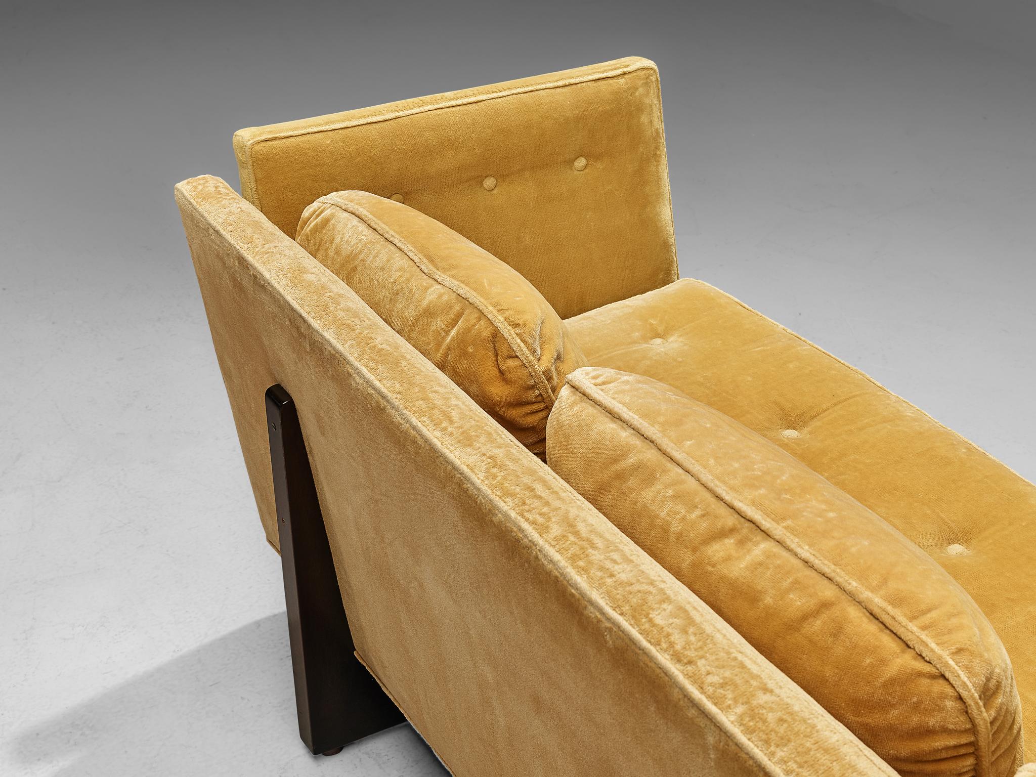 Mid-20th Century Edward Wormley for Dunbar Two Part Split-Arm Corner Sofa