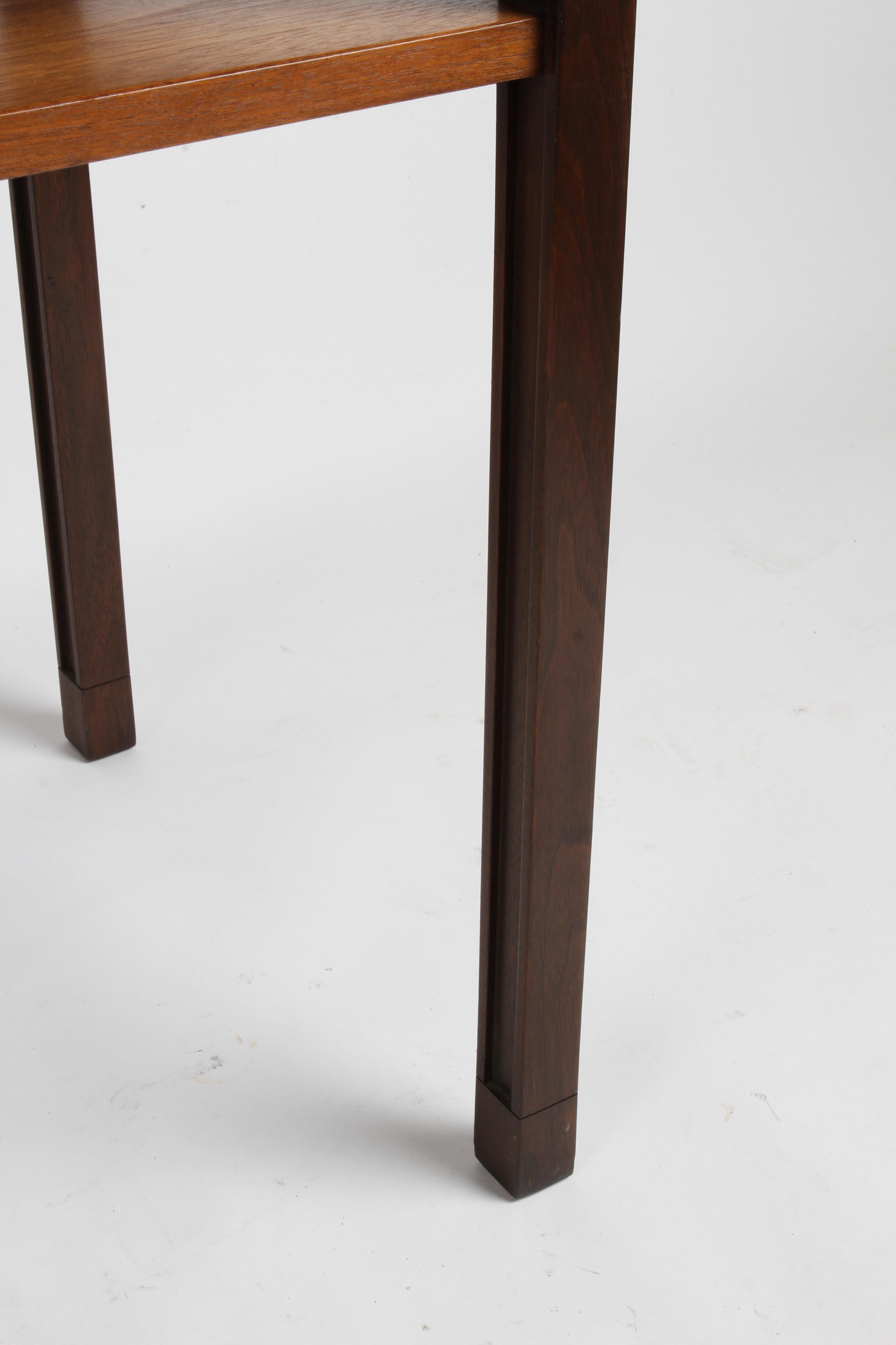Edward Wormley for Dunbar Two-Tone Walnut Console or Sofa Table with Drawer 2