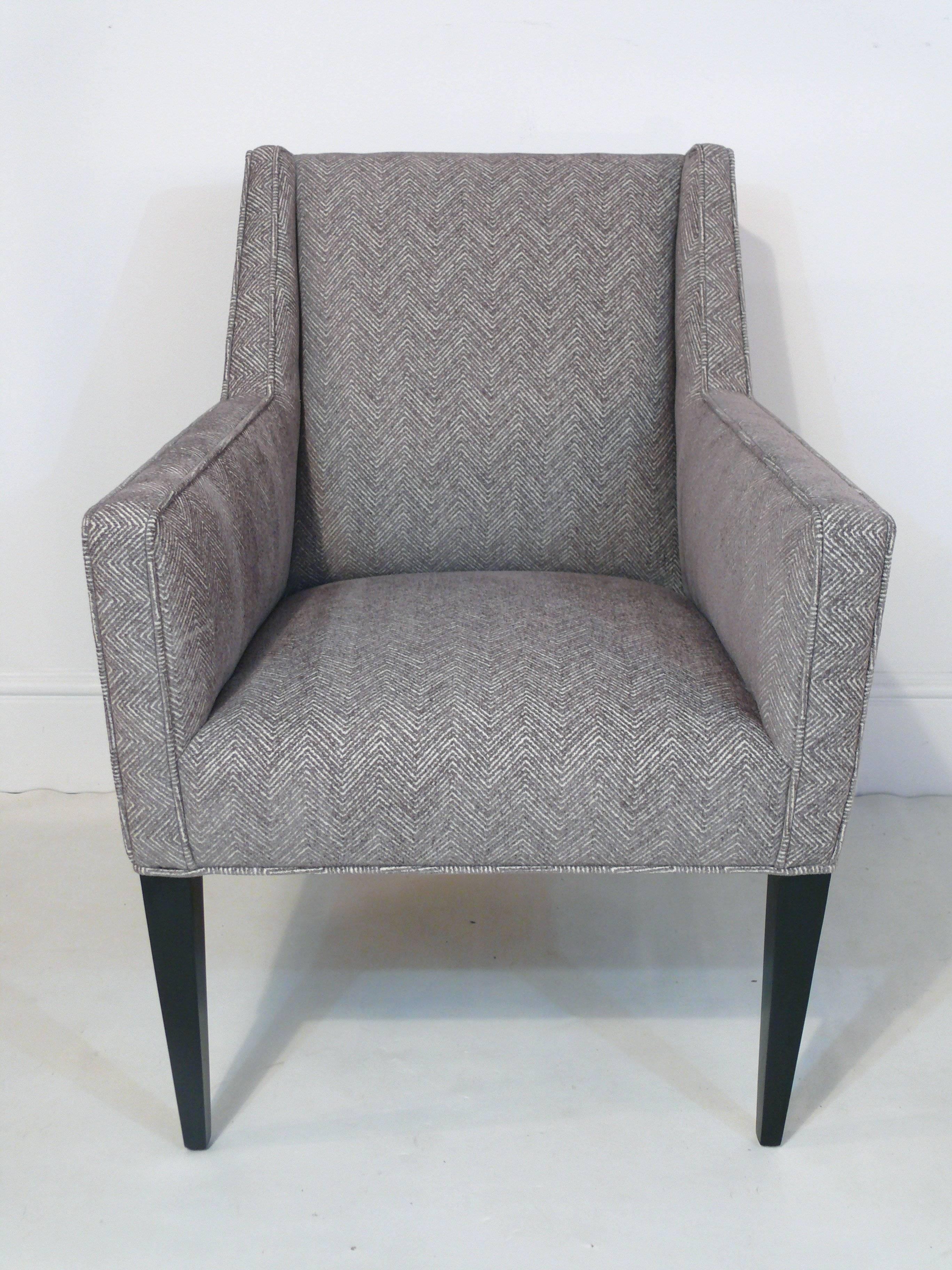 Edward Wormley for Dunbar Upholstered Club Chair In Good Condition In New York, NY