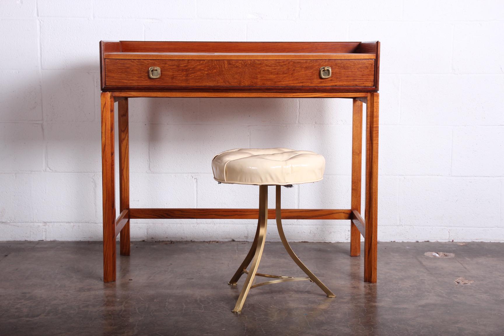 Oak Edward Wormley for Dunbar Vanity / Desk