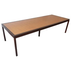 Edward Wormley for Dunbar Walnut Extension Dining Table