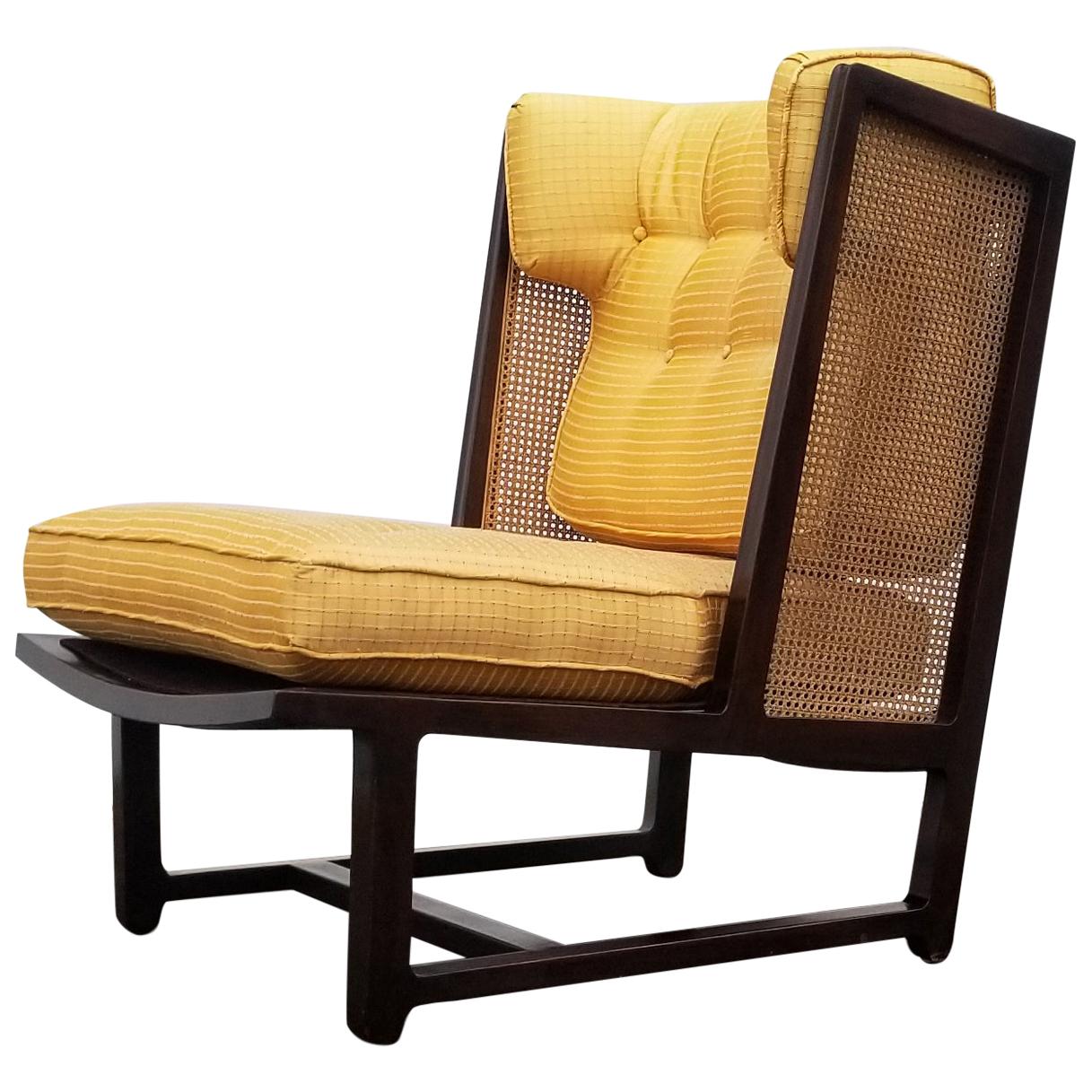 Edward Wormley pour Dunbar fauteuil de salon à oreilles modèle 6016