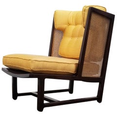 Edward Wormley pour Dunbar fauteuil de salon à oreilles modèle 6016