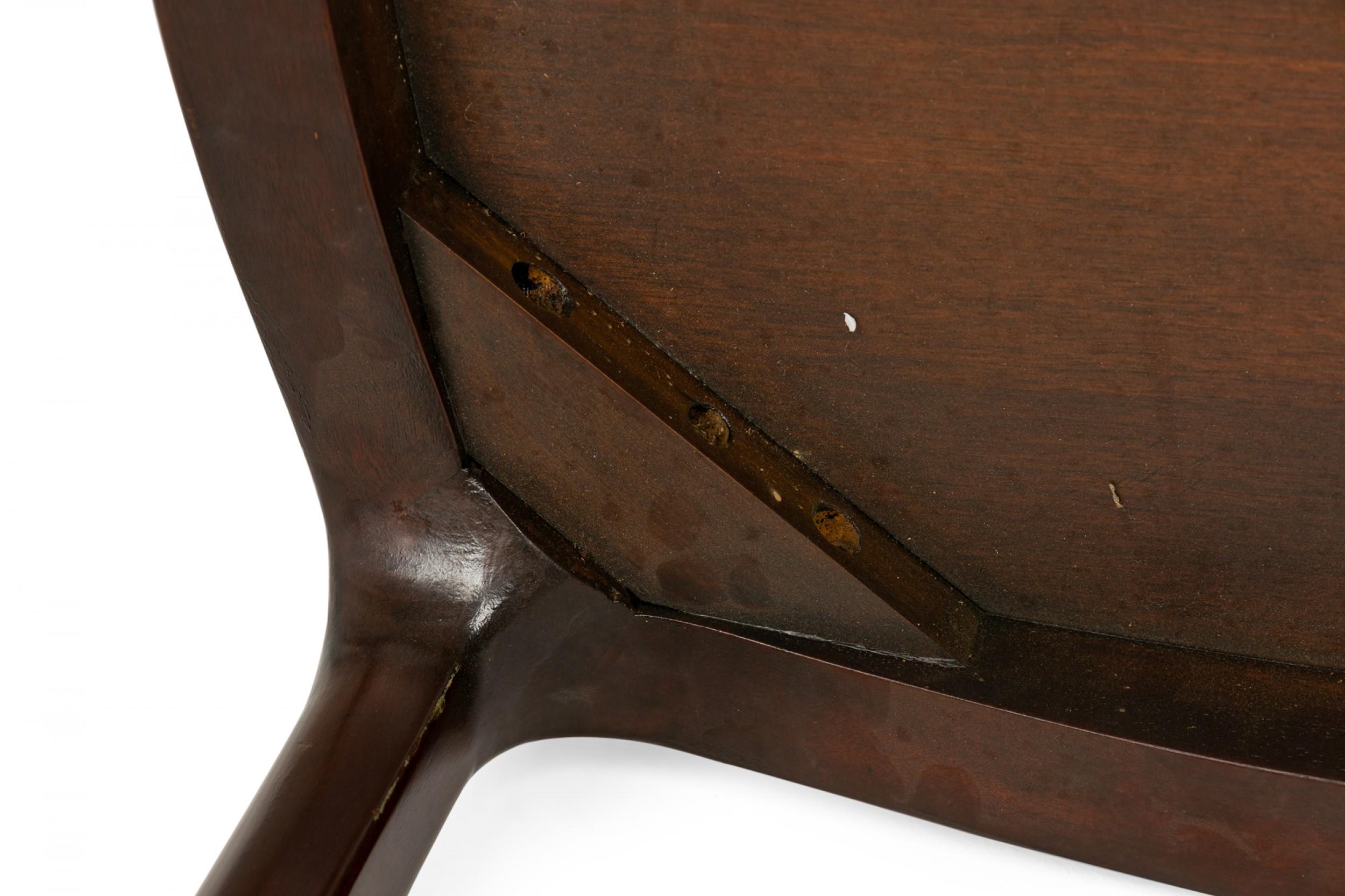 Table d'appoint Edward Wormley pour Dunbar avec cadre en bois encastré en vente 5