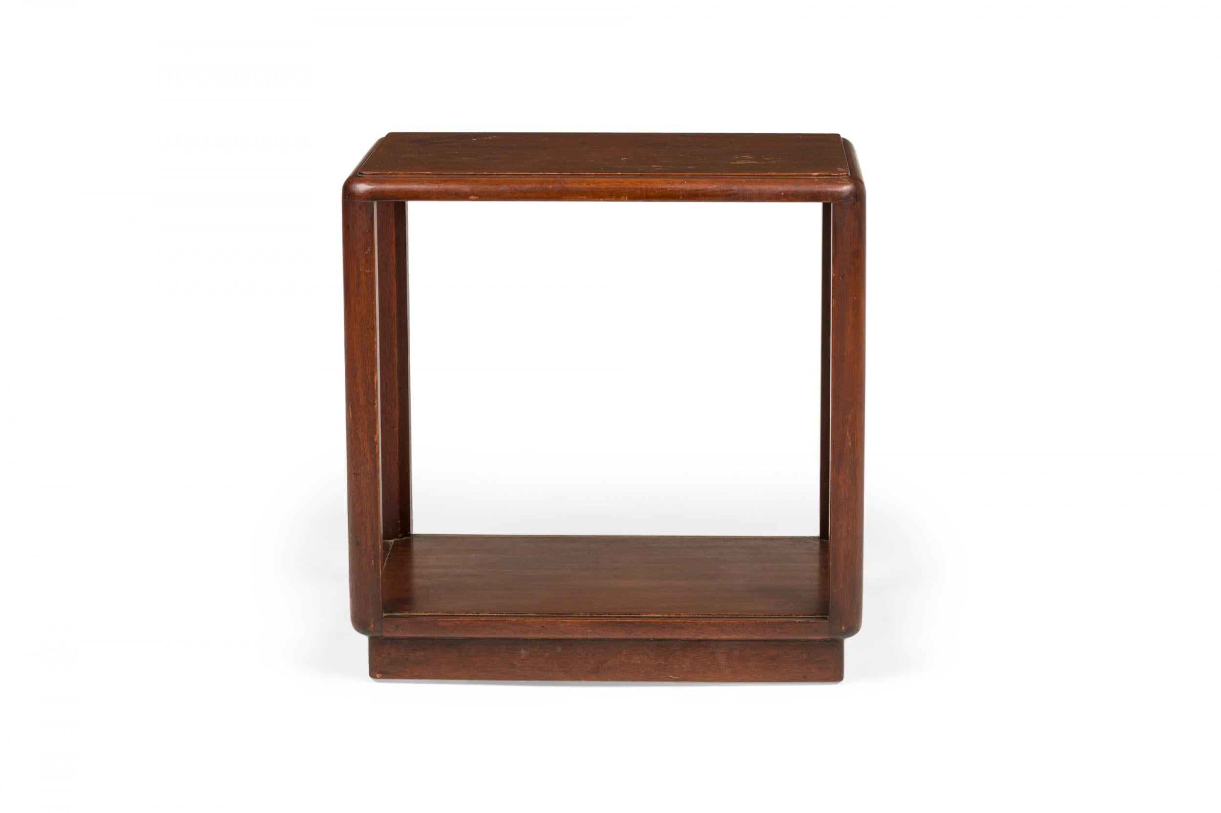 Edward Wormley for Dunbar Wooden Open Frame End / Side Table In Good Condition For Sale In New York, NY