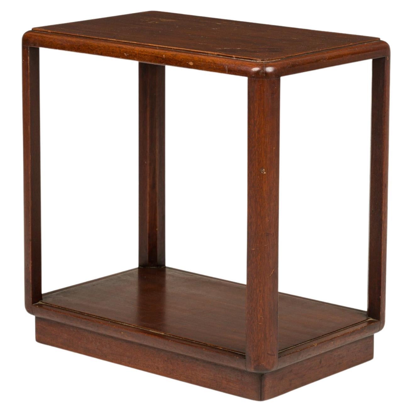 Edward Wormley for Dunbar Wooden Open Frame End / Side Table For Sale