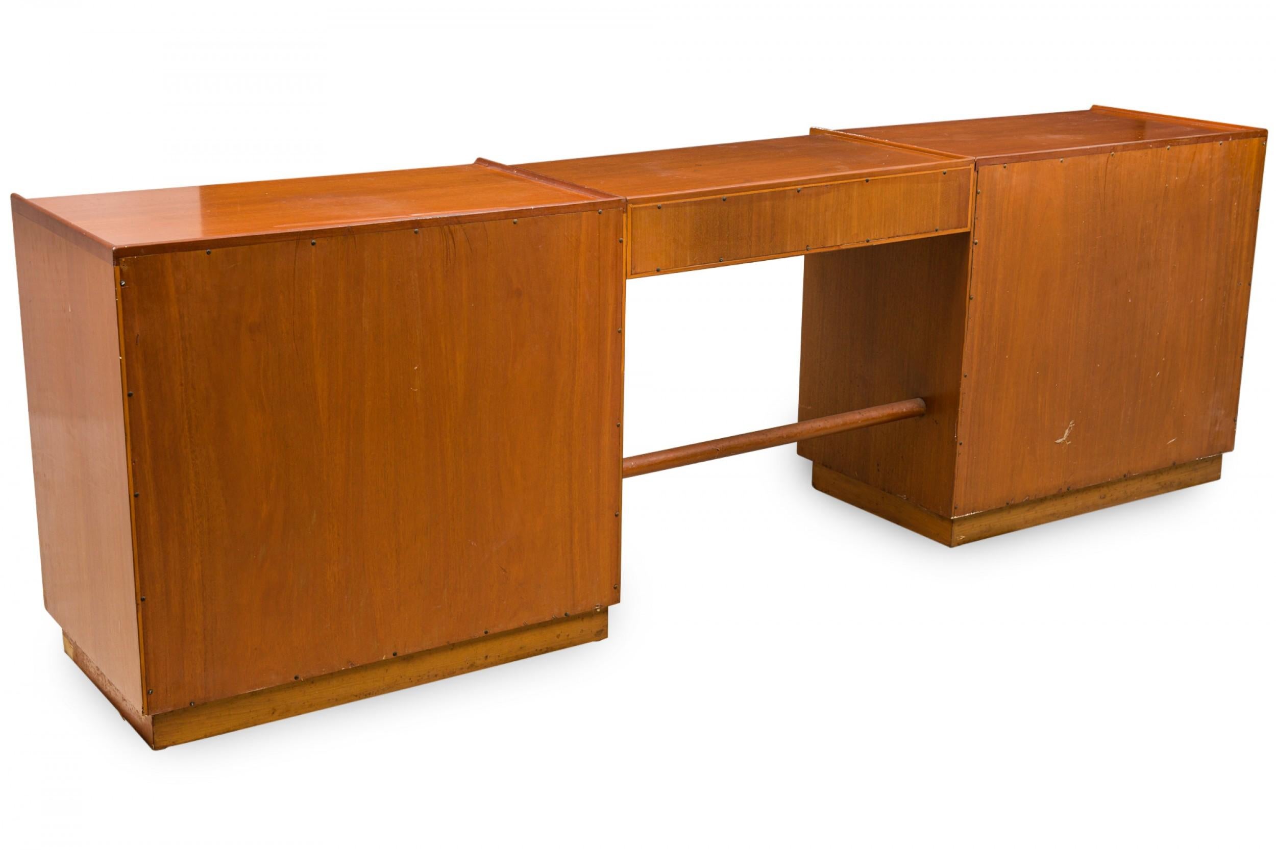 Mid-Century Modern Edward Wormley for Dunbar Wooden Vanity Cabinet / Dressing Table For Sale