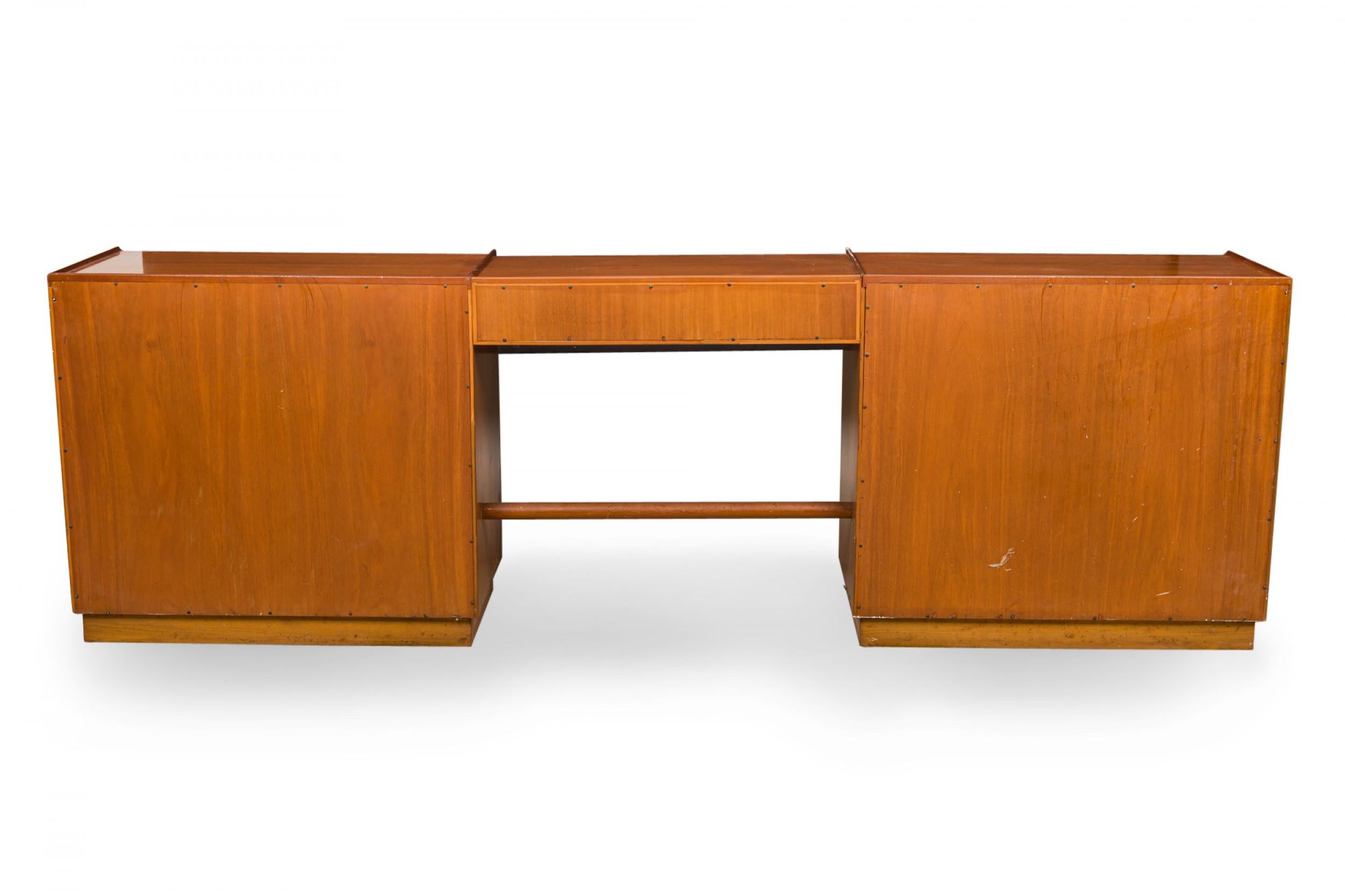 American Edward Wormley for Dunbar Wooden Vanity Cabinet / Dressing Table For Sale