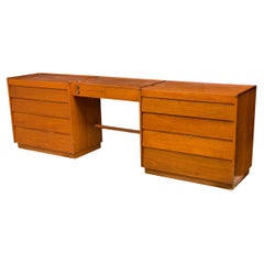 Edward Wormley for Dunbar Wooden Vanity Cabinet / Dressing Table