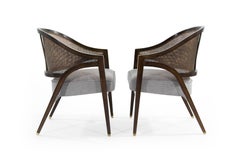 Edward Wormley for Dunbar Y-Back Captain Chairs