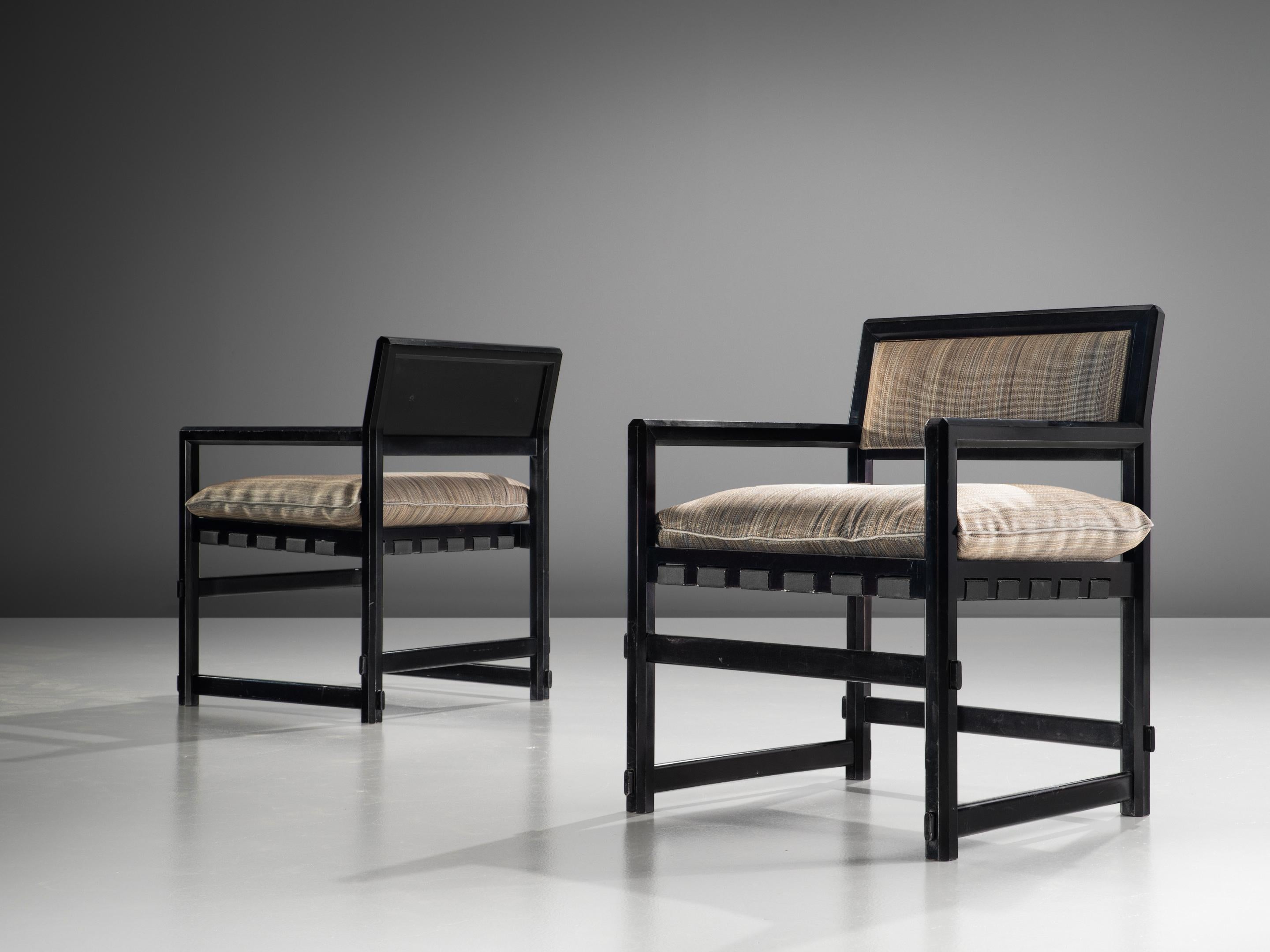 Mid-Century Modern Ensemble universel de six chaises de salle à manger Edward Wormley pour Mobilier  en vente