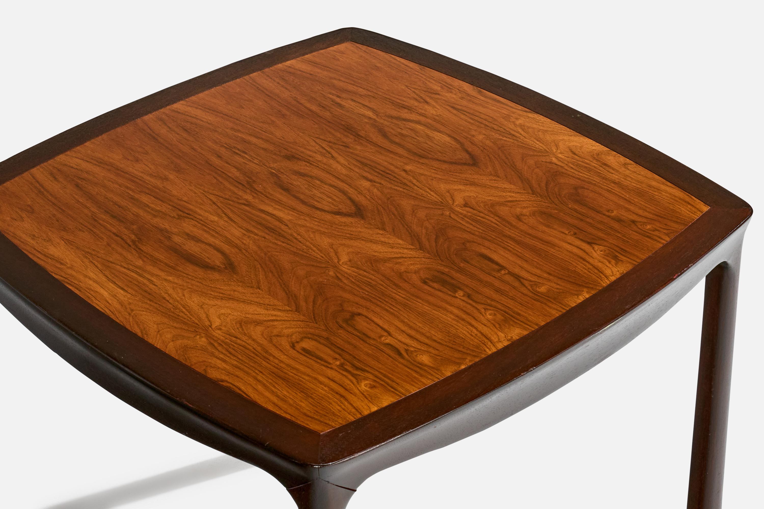 Edward Wormley, Tavolo da gioco, Wood, USA, anni '60 1