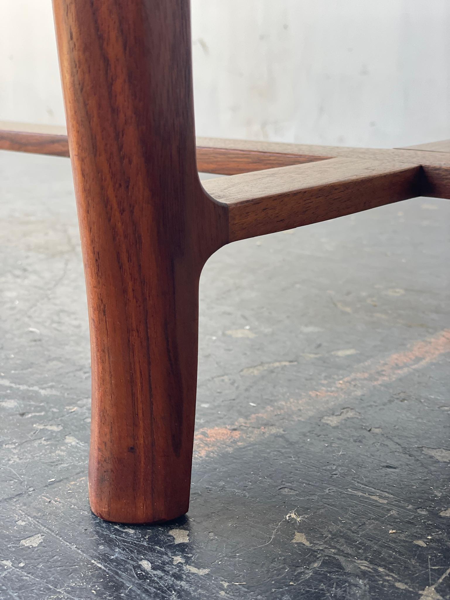 Tavolino Janas di Edward Wormley con piastrelle in vetro Tiffany per Dunbar in vendita 1