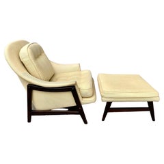 Edward Wormley Janus Lounge Chair & Ottoman  Model 5701, Dunbar, 1957