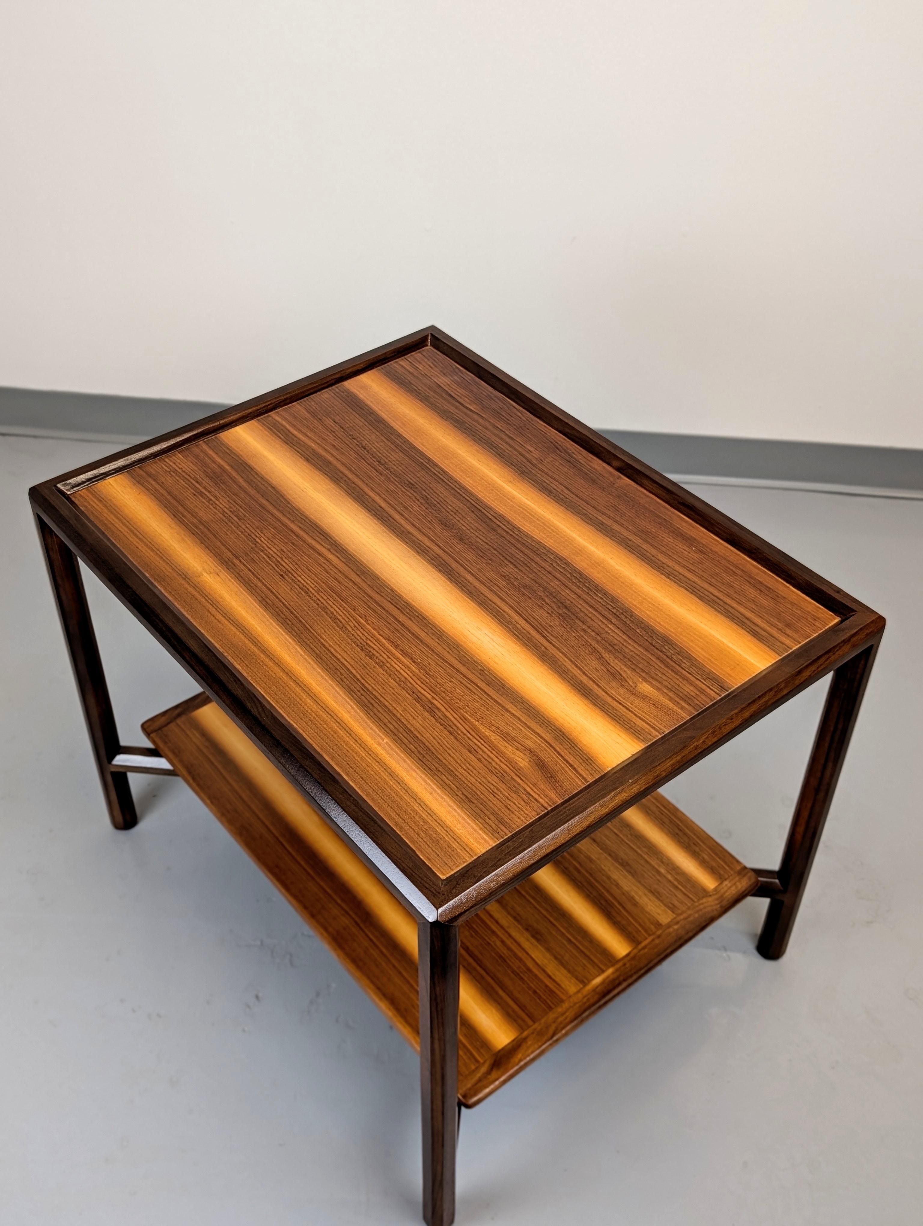 Laiton Table d'appoint Janus n°5630 d'Edward Wormley pour Dunbar en vente