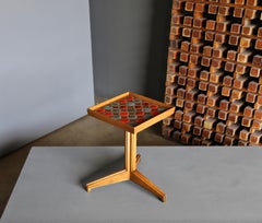 Edward Wormley Janus Occasional Table with Natzler Tiles for Dunbar, circa 1960
