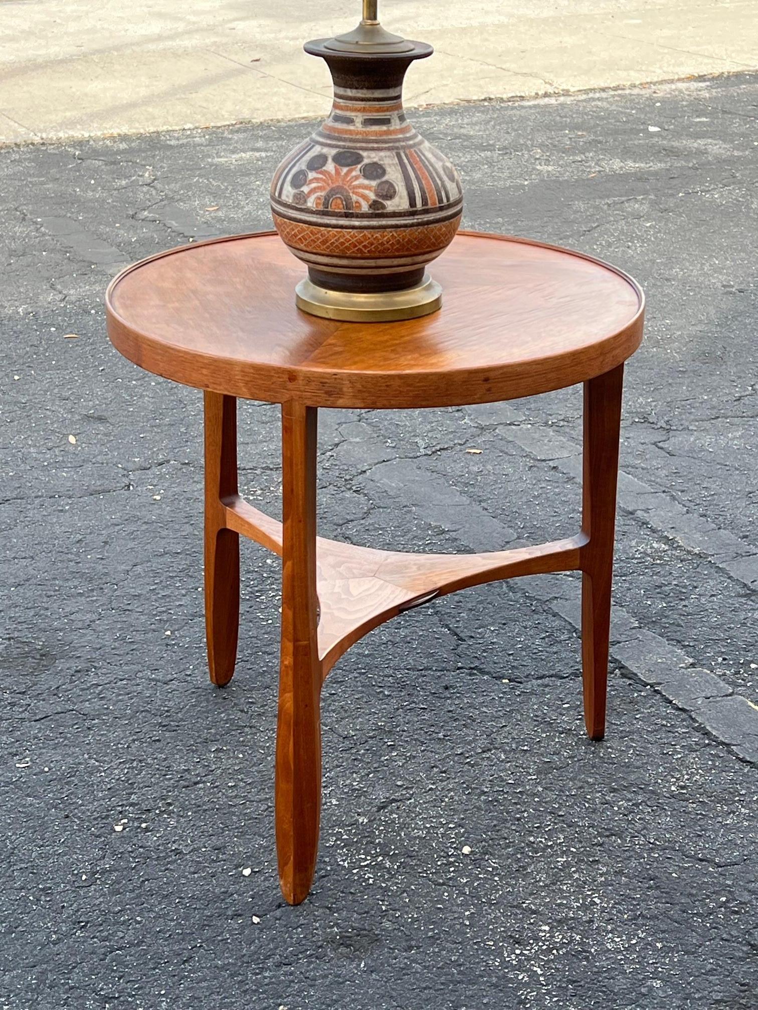 Mid-Century Modern Edward Wormley Janus Side Table For Sale