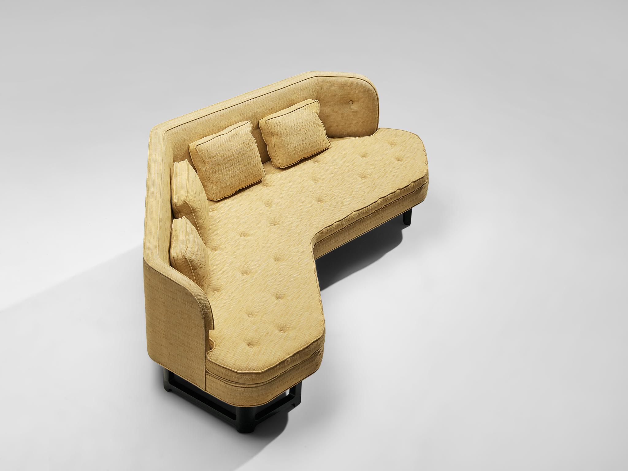 Edward Wormley 'Janus' Sofa in Cream Upholstery In Good Condition In Waalwijk, NL