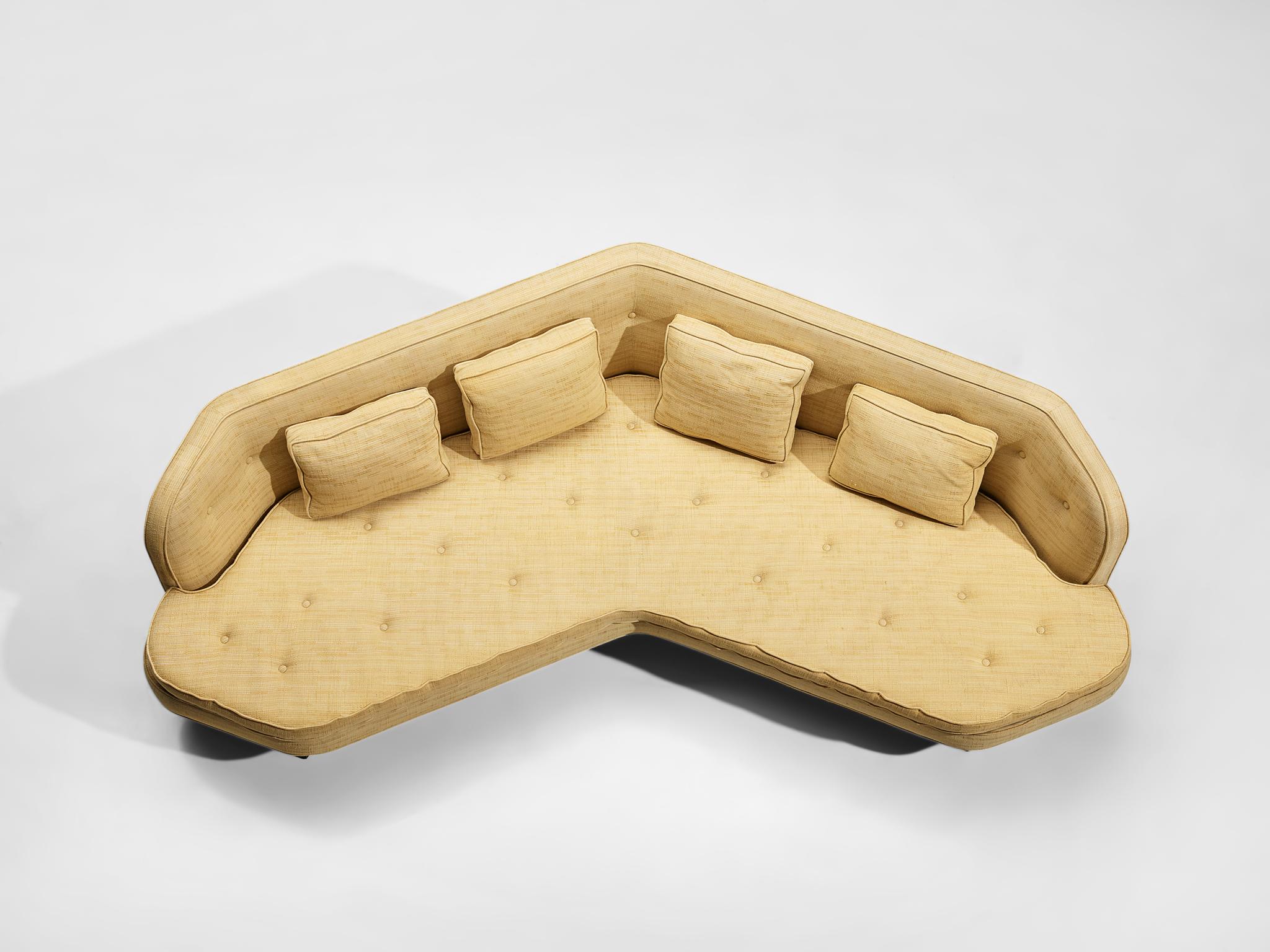 Edward Wormley 'Janus' Sofa in Cream Upholstery 1