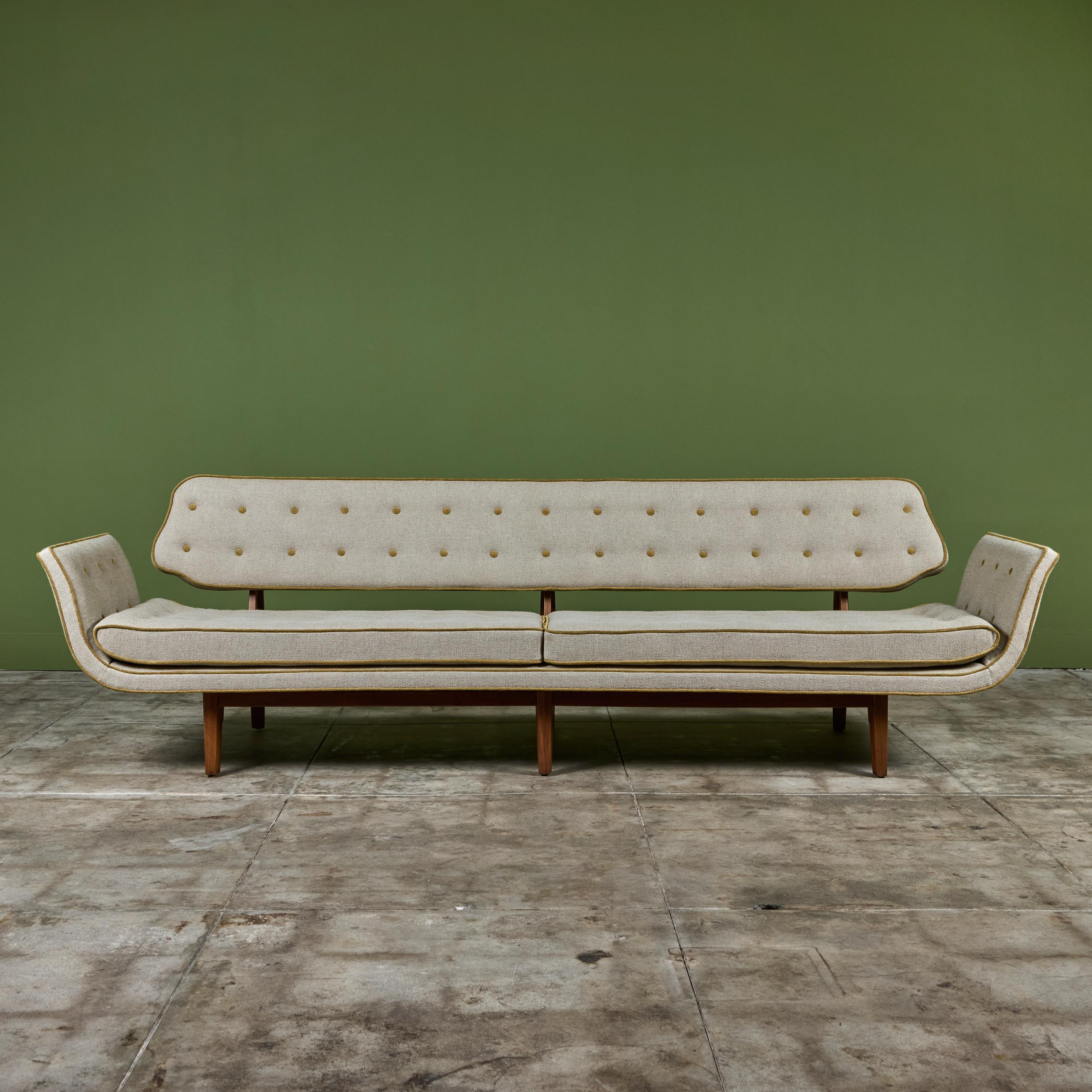 Mid-Century Modern Edward Wormley La Gondola Sofa for Dunbar For Sale