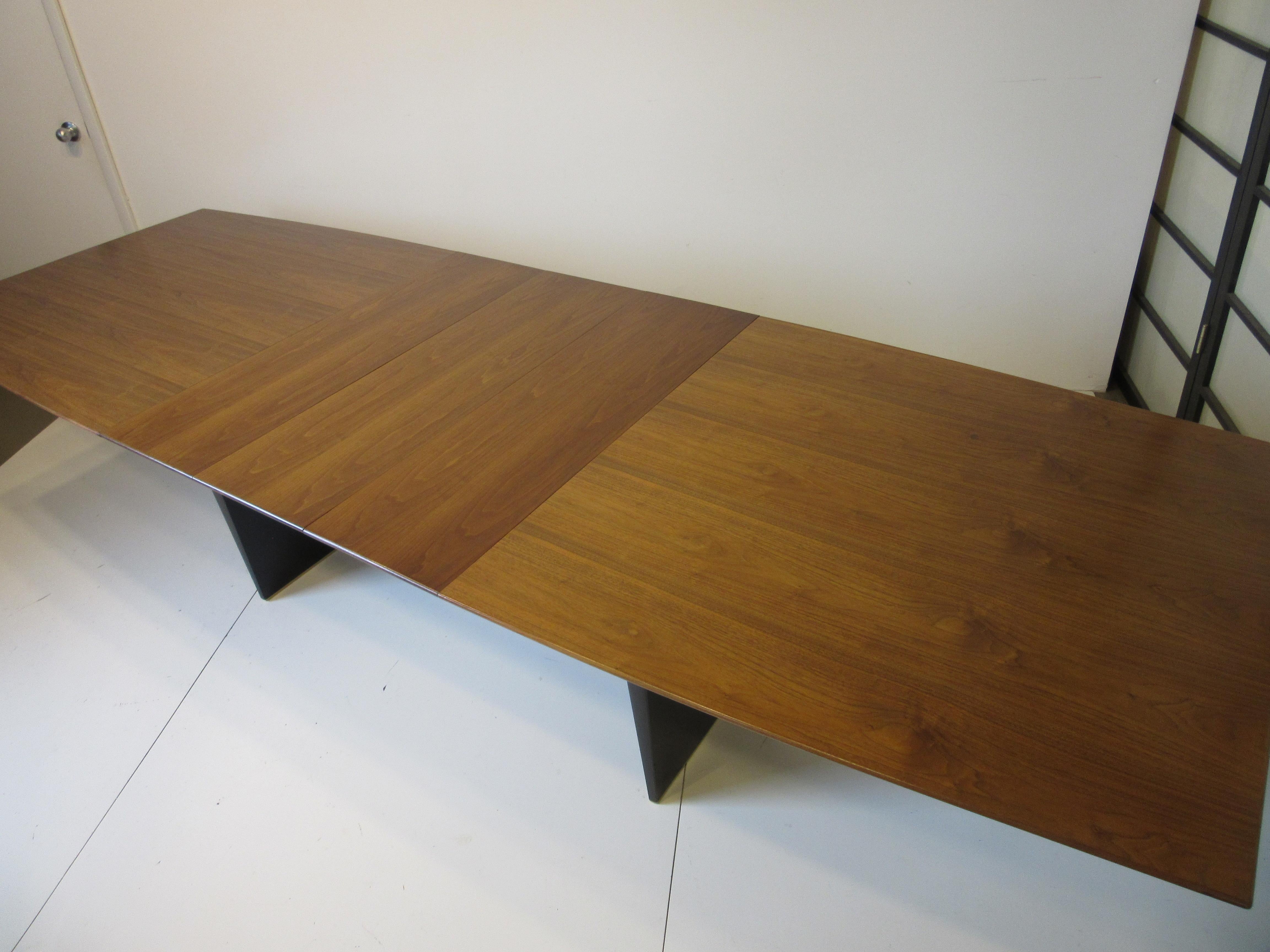 Edward Wormley Large Walnut Dining Table for Dunbar 4