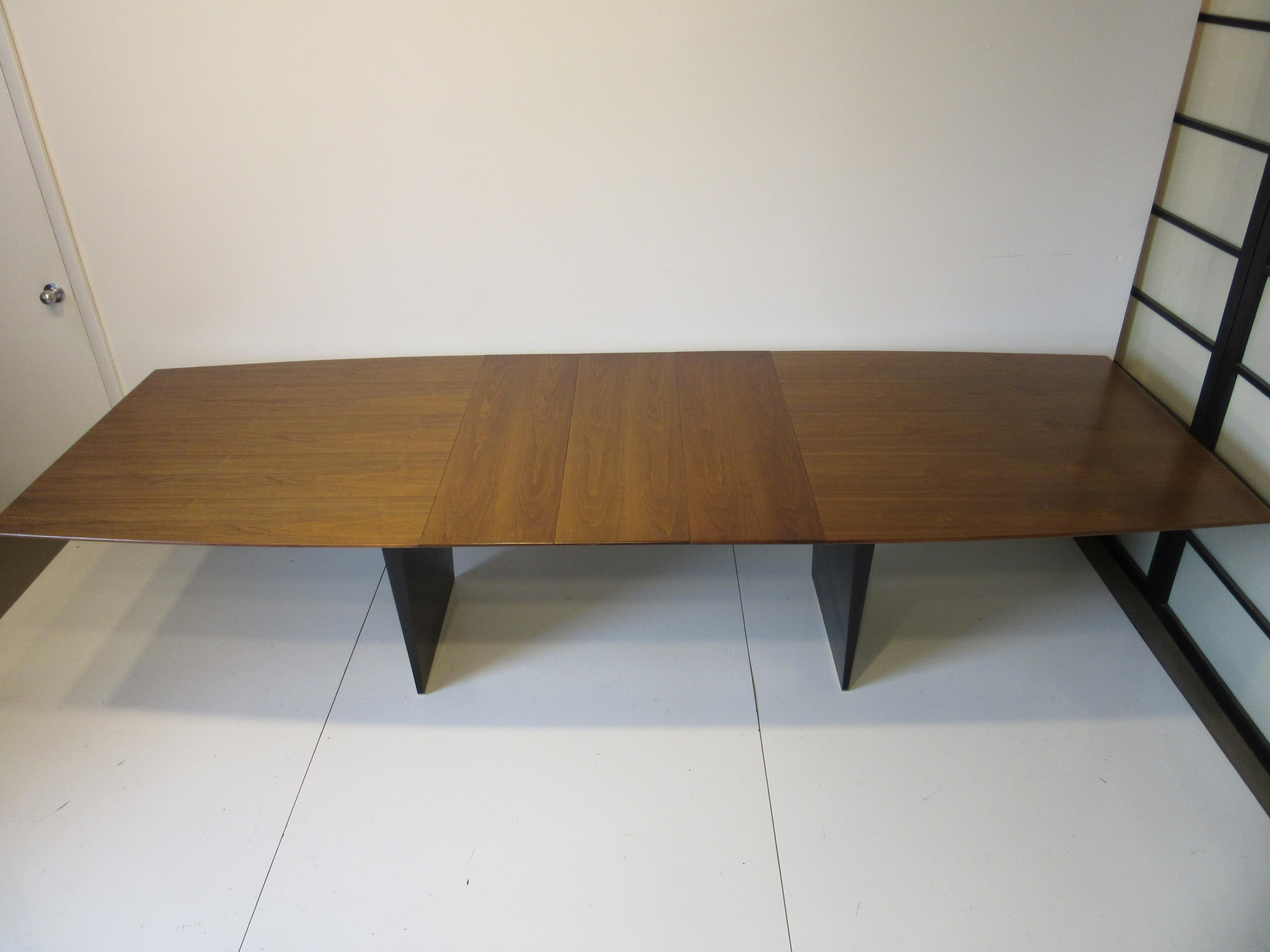 Edward Wormley Large Walnut Dining Table for Dunbar 3