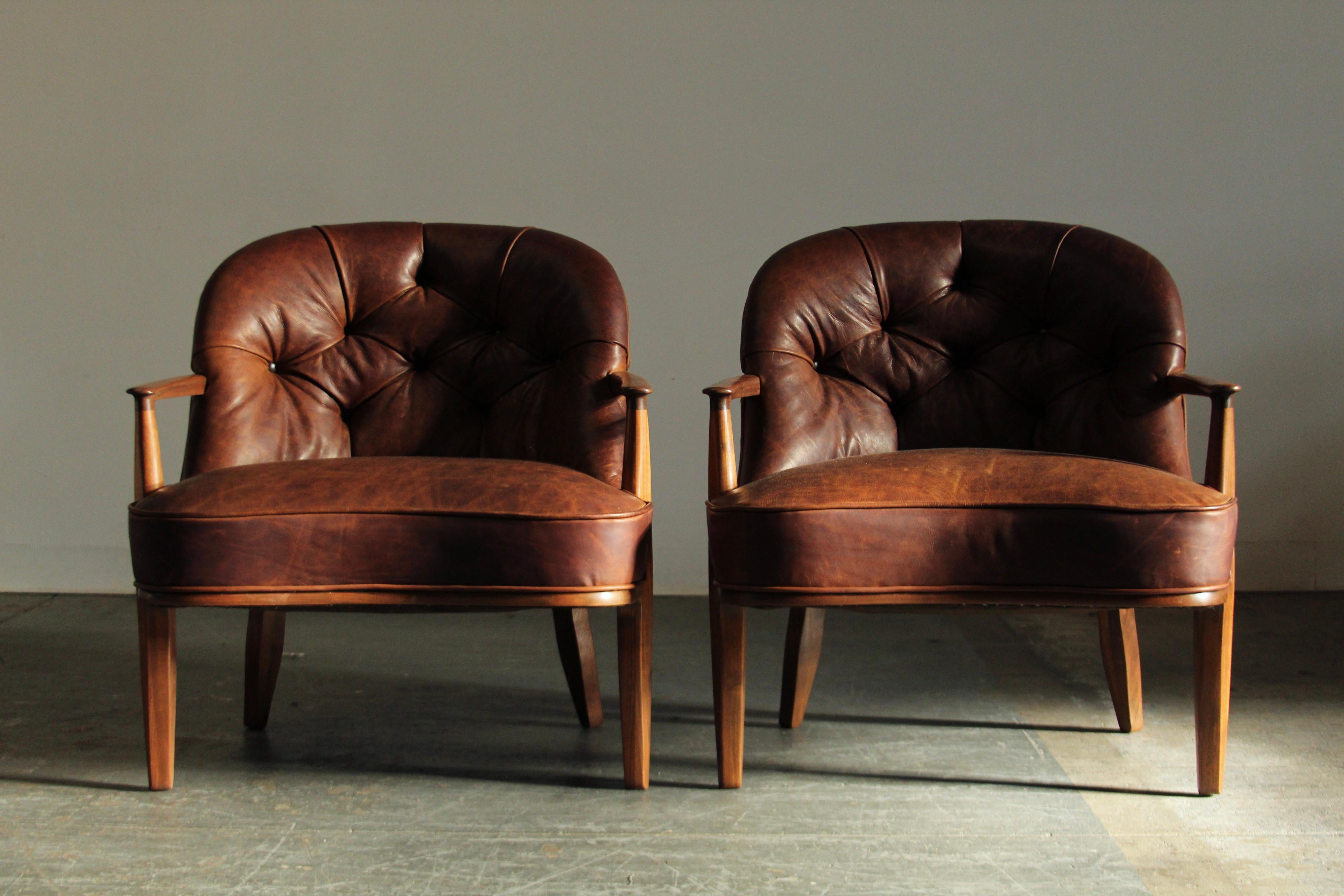 Edward Wormley Leather 