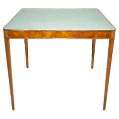 Edward Wormley Leather top game table