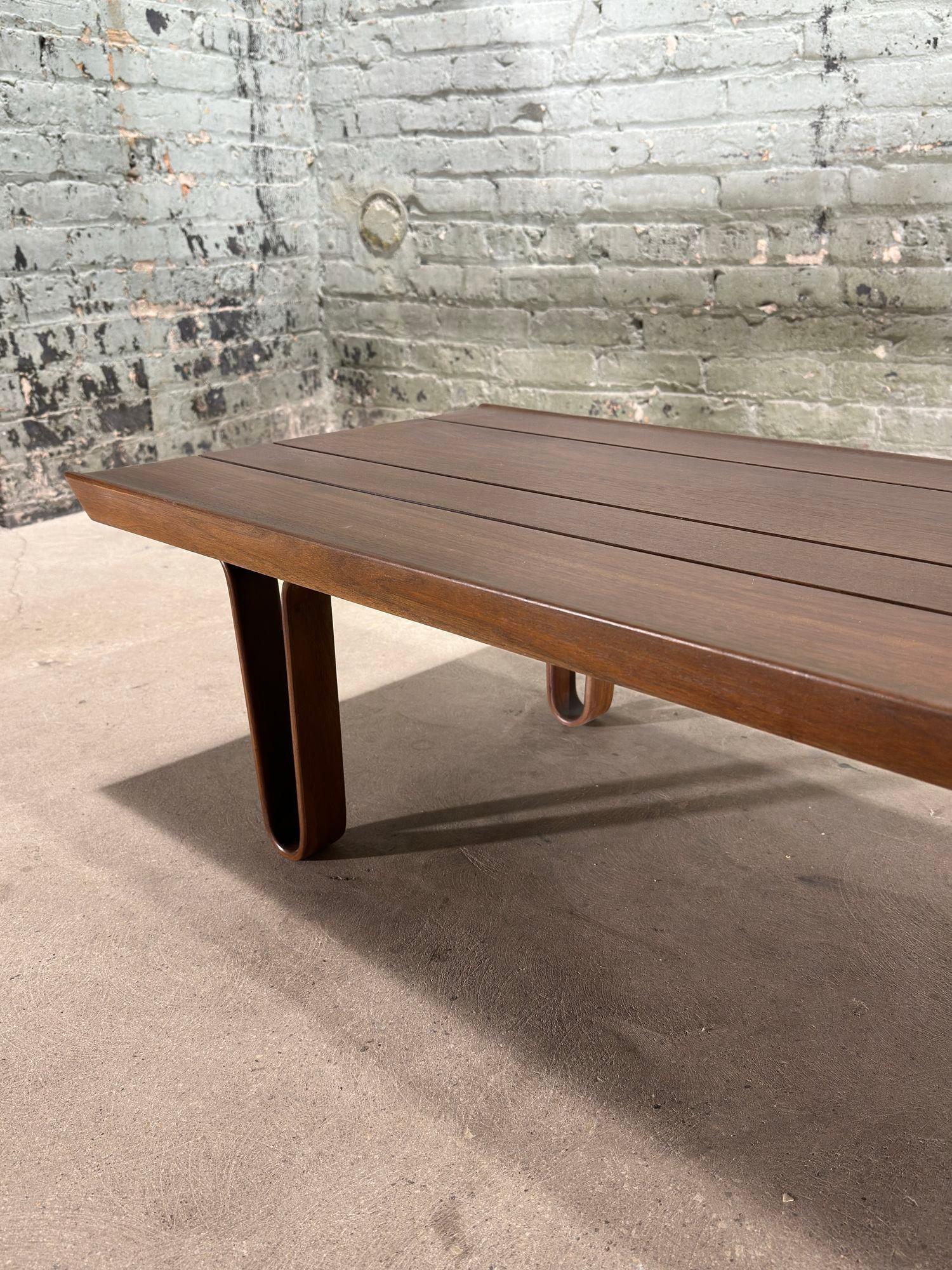 Edward Wormley Long John Bench by Dunbar, 1960 In Excellent Condition For Sale In Chicago, IL