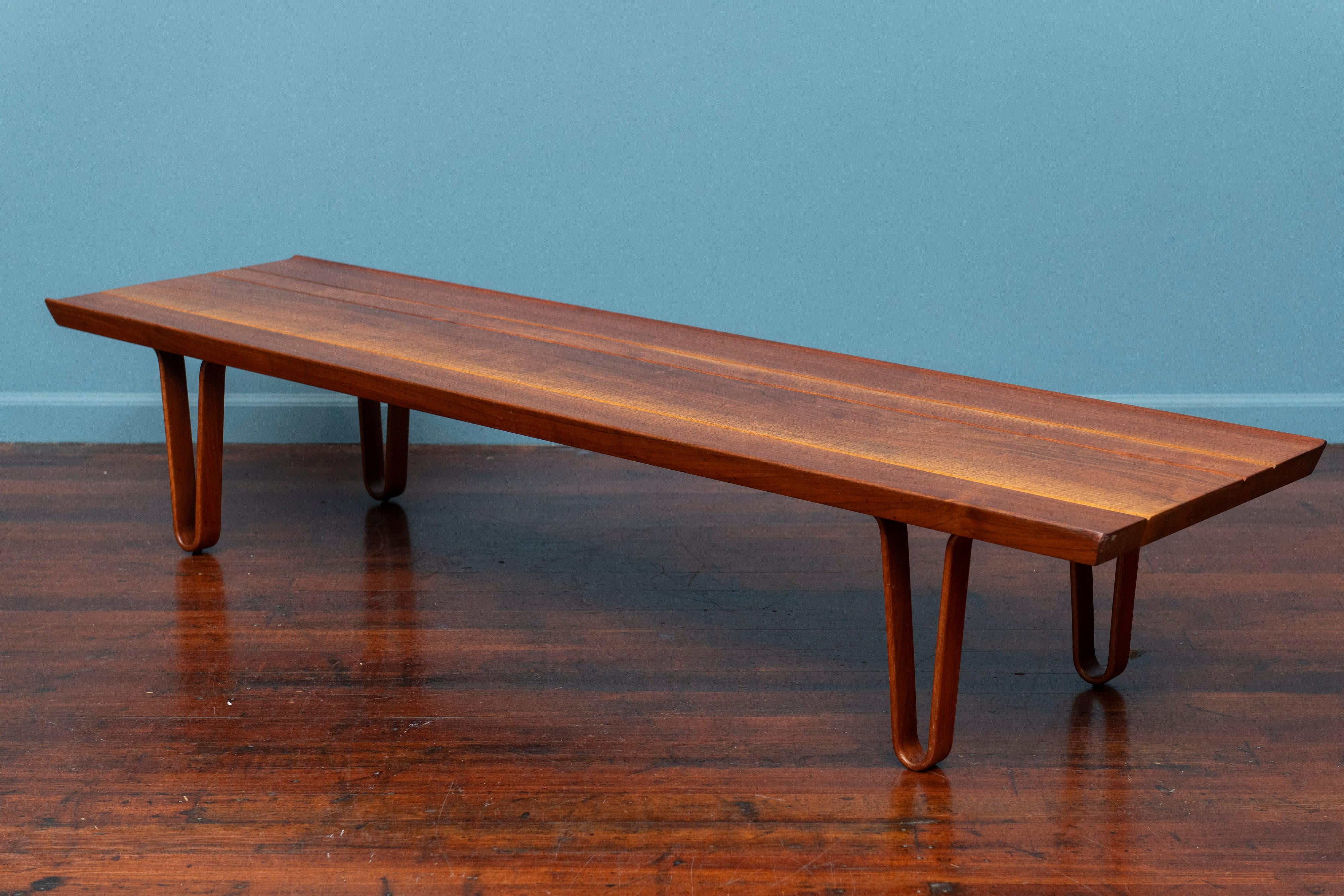 Mid-Century Modern Edward Wormley Long John Bench for Dunbar