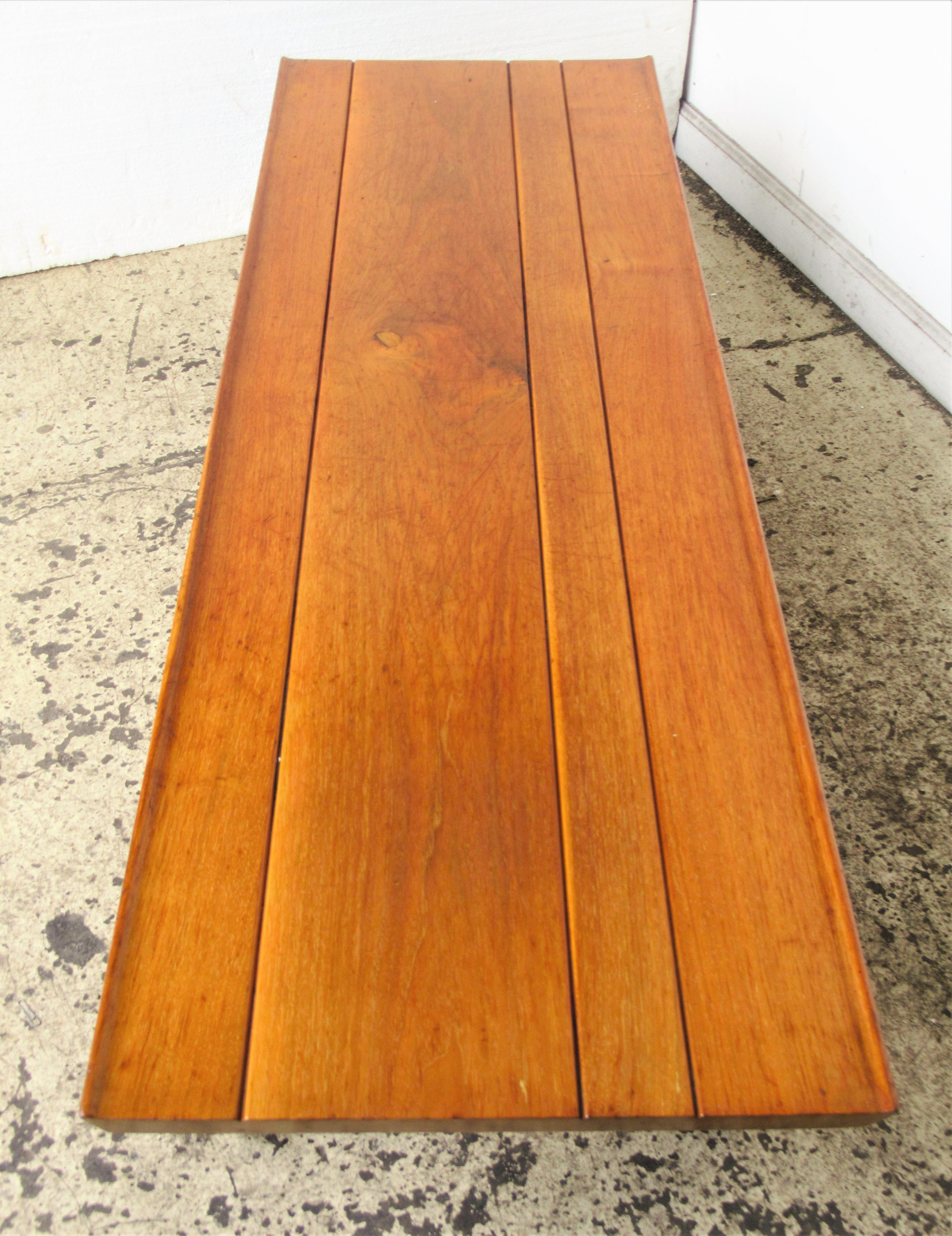 Edward Wormley Long John Coffee Table / Bench, Model 4699 In Good Condition In Rochester, NY