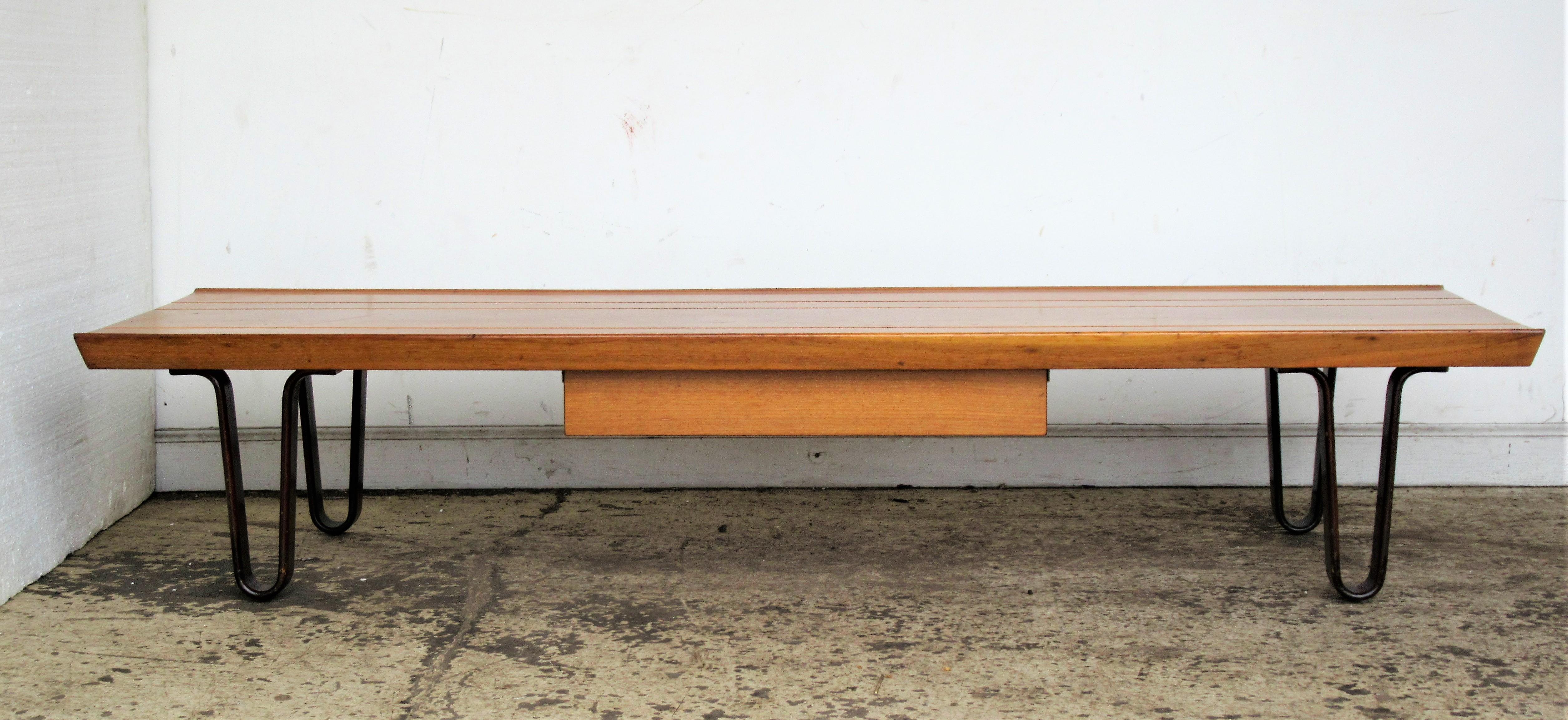 Edward Wormley Long John Coffee Table / Bench, Model 4699 1