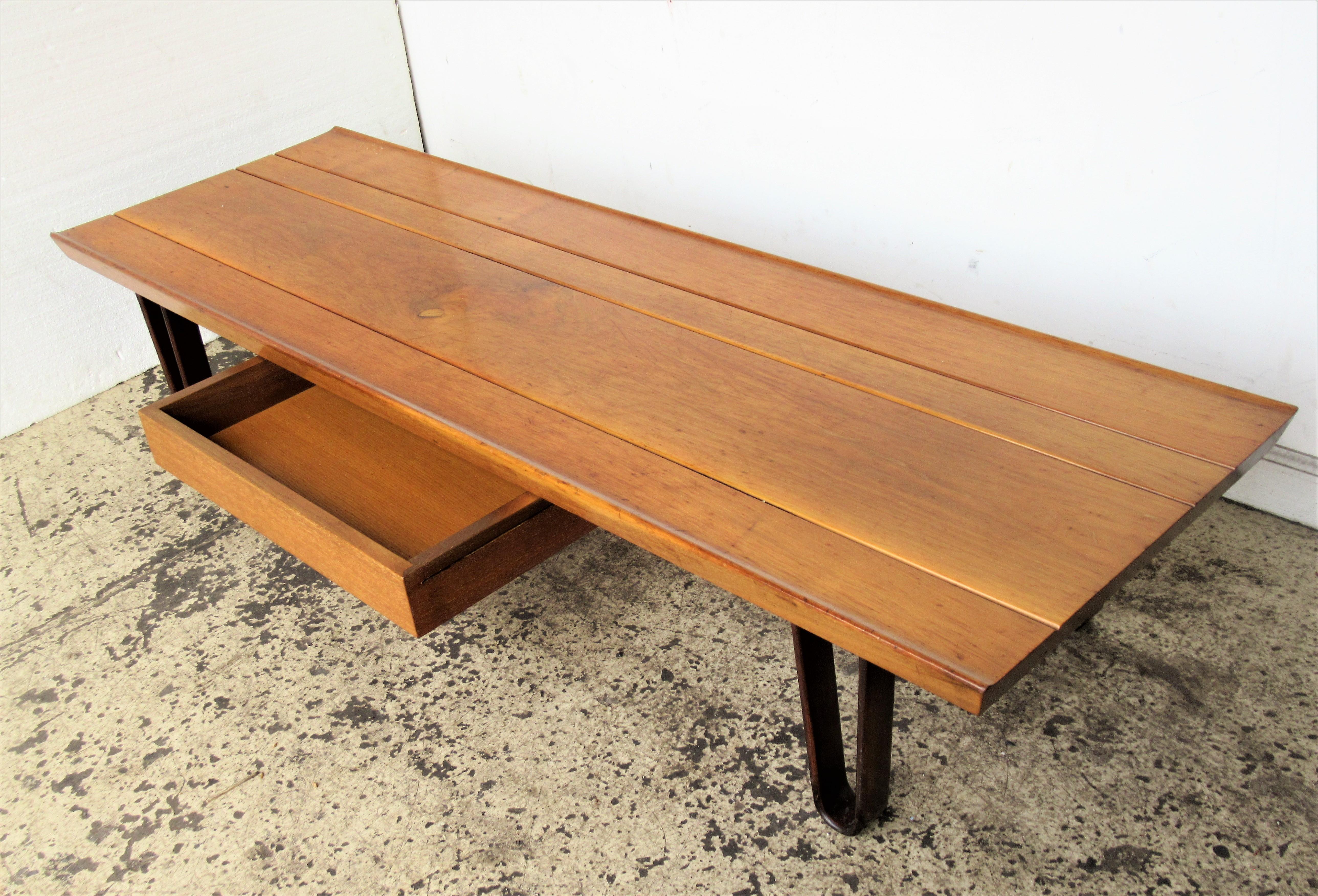 Edward Wormley Long John Coffee Table / Bench, Model 4699 2