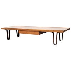 Edward Wormley Long John Coffee Table / Bench, Model 4699