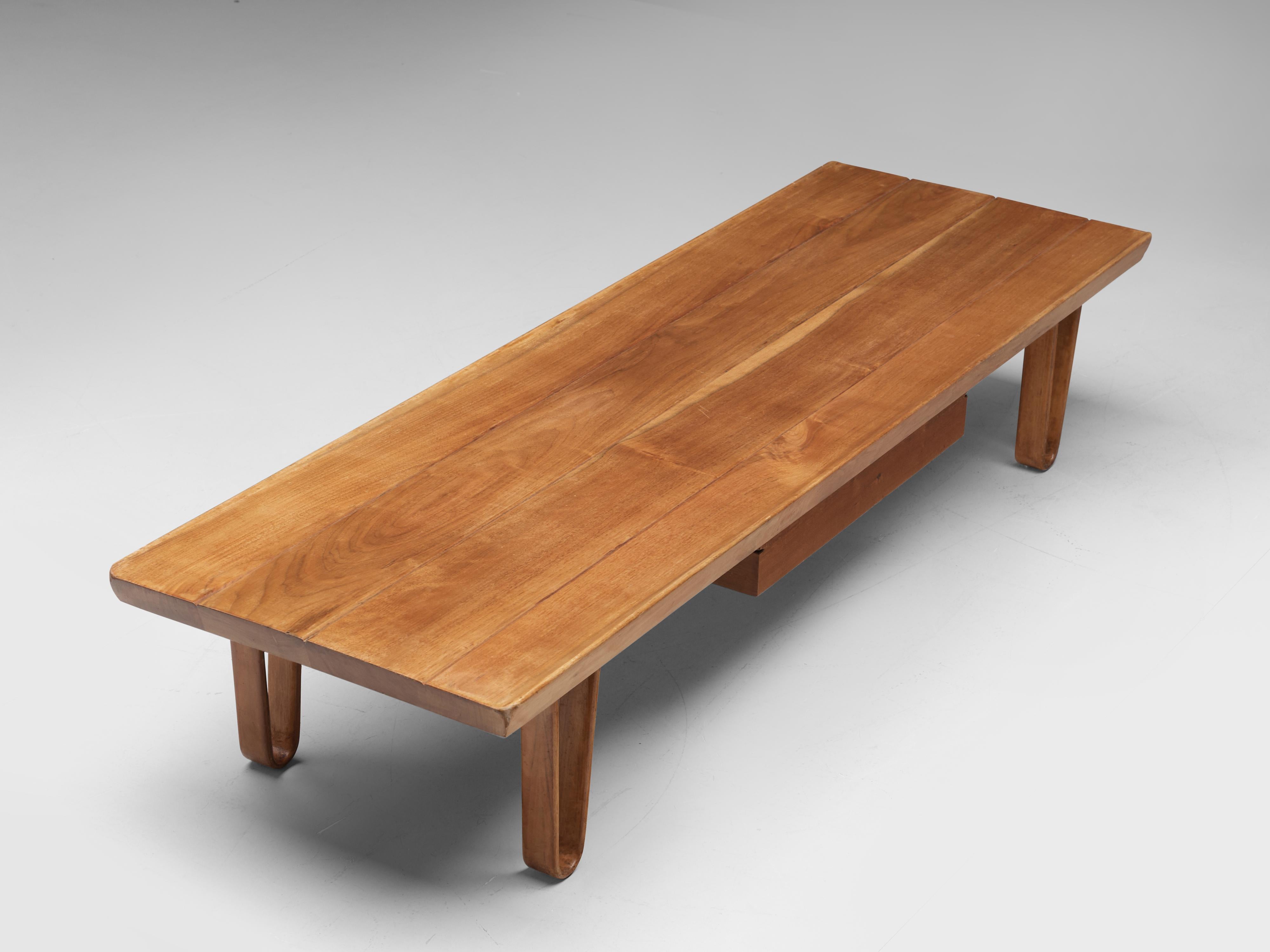 Mid-20th Century Edward Wormley 'Long John' Coffee Table in Mahogany