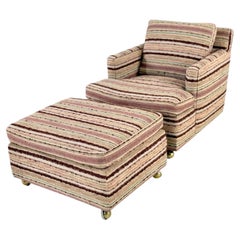 Edward Wormley Lounge Chair and Ottoman for Dunbar, 1960