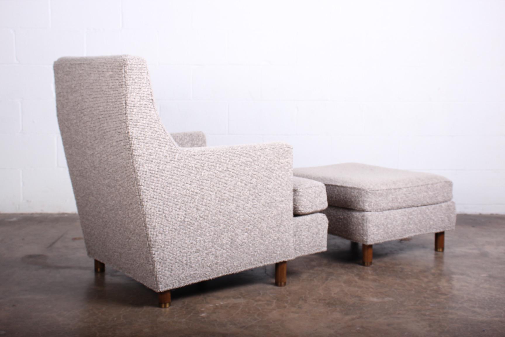 Edward Wormley Lounge Chair and Ottoman 5