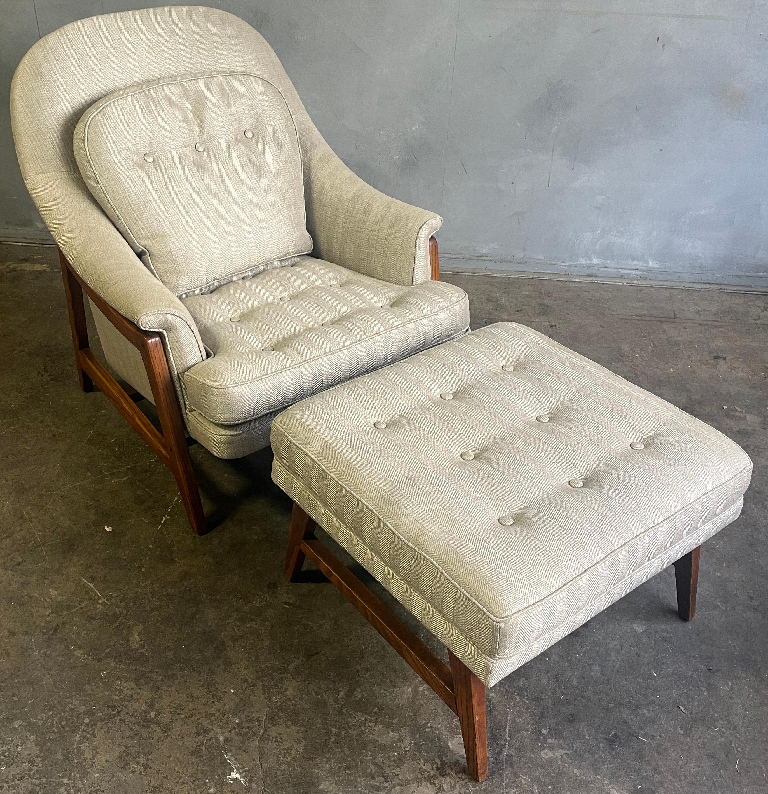 Edward Wormley Lounge Chair for Dunbar  In Good Condition In BROOKLYN, NY