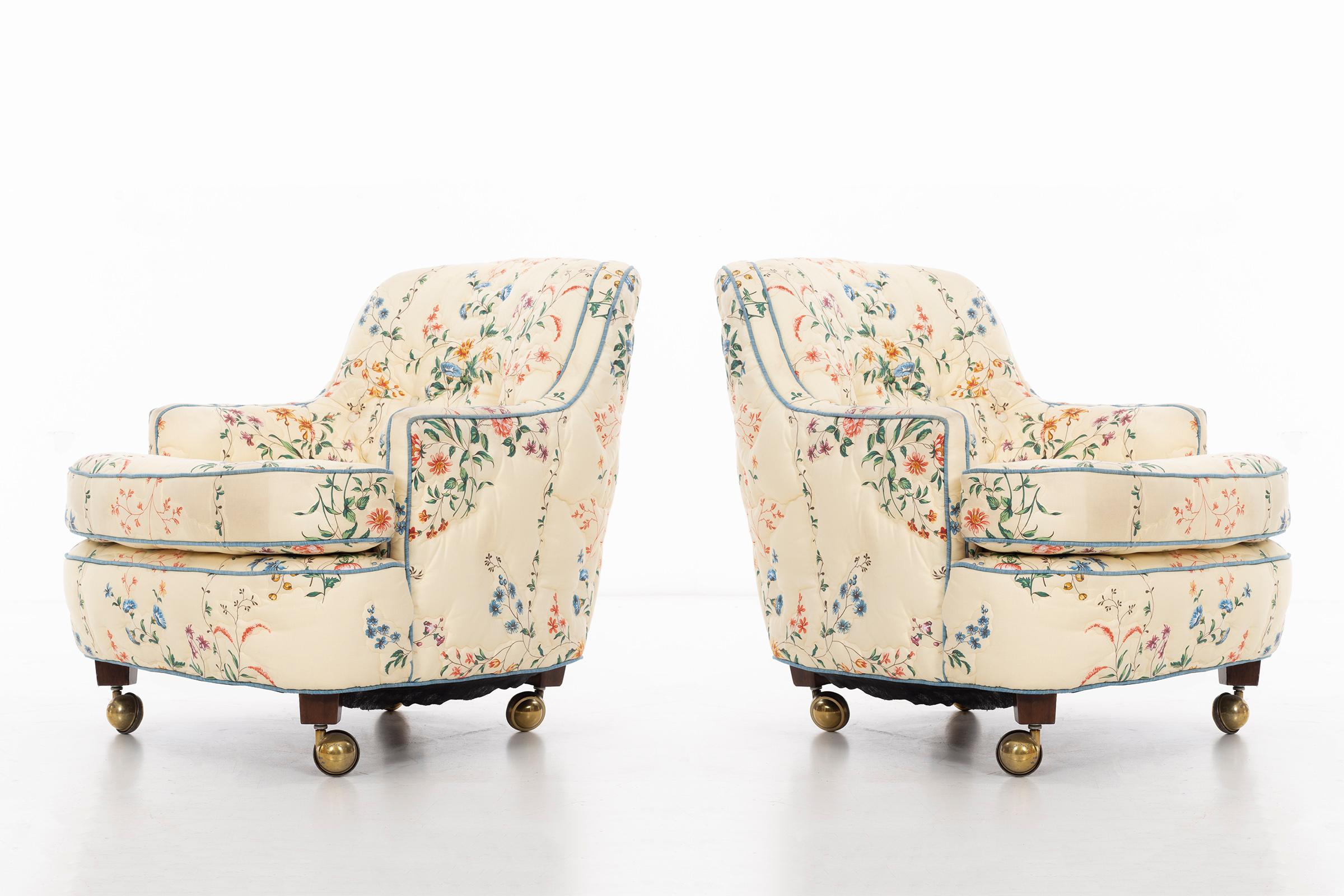 Mid-Century Modern Edward Wormley Lounge Chairs